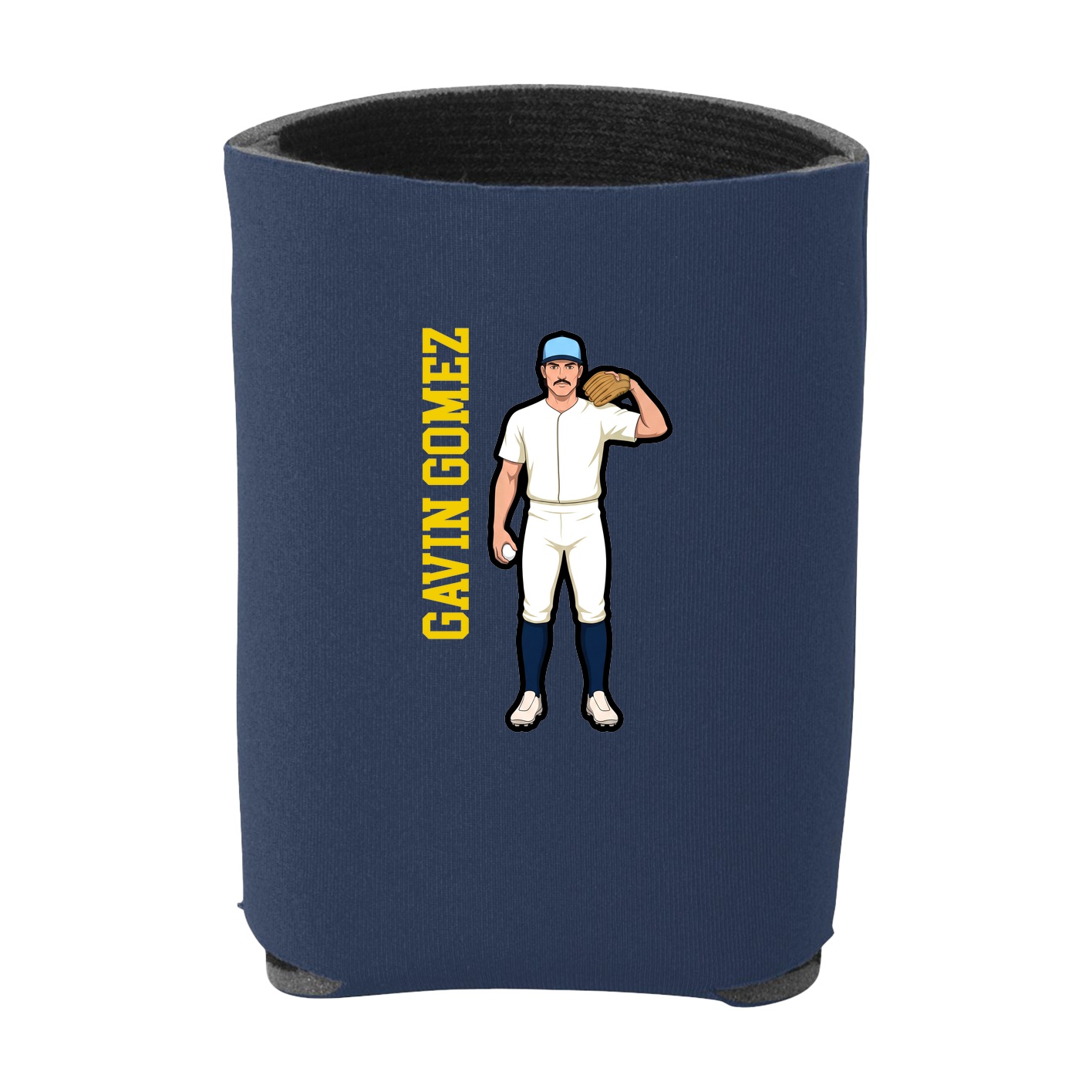 Can Holder — Name Vertical in Navy
