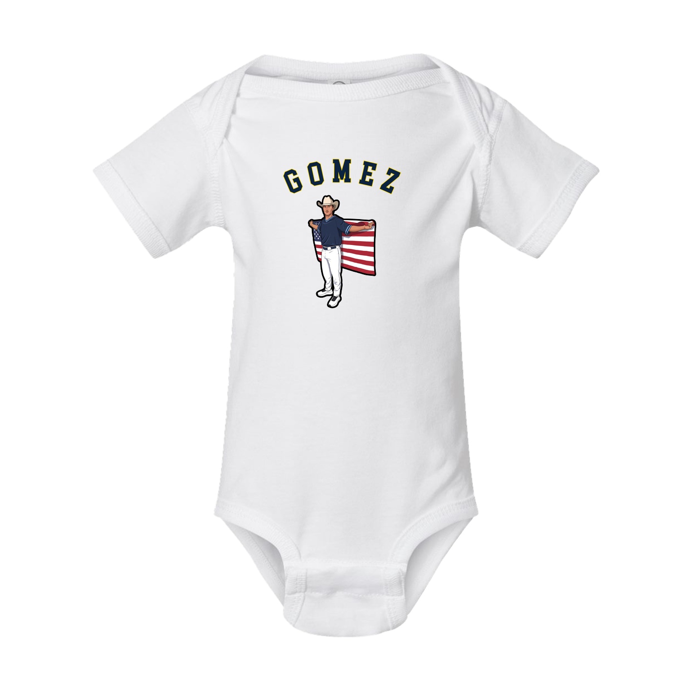 Baby Onesie — Shirsey Arch in White