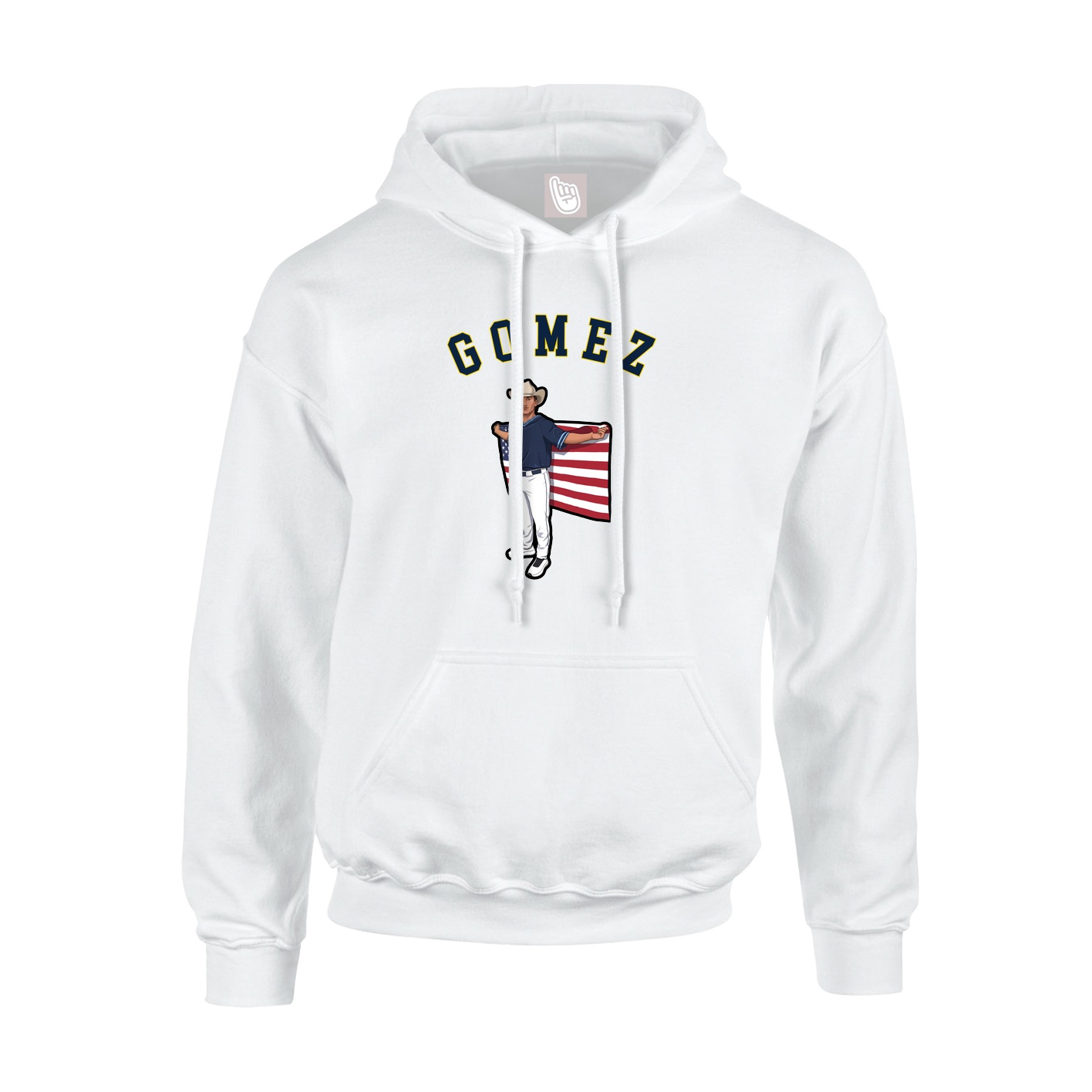 Hoodie — Shirsey Arch in White