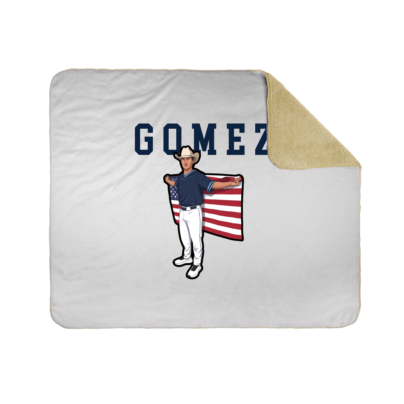 Throw Blanket — Shirsey in White