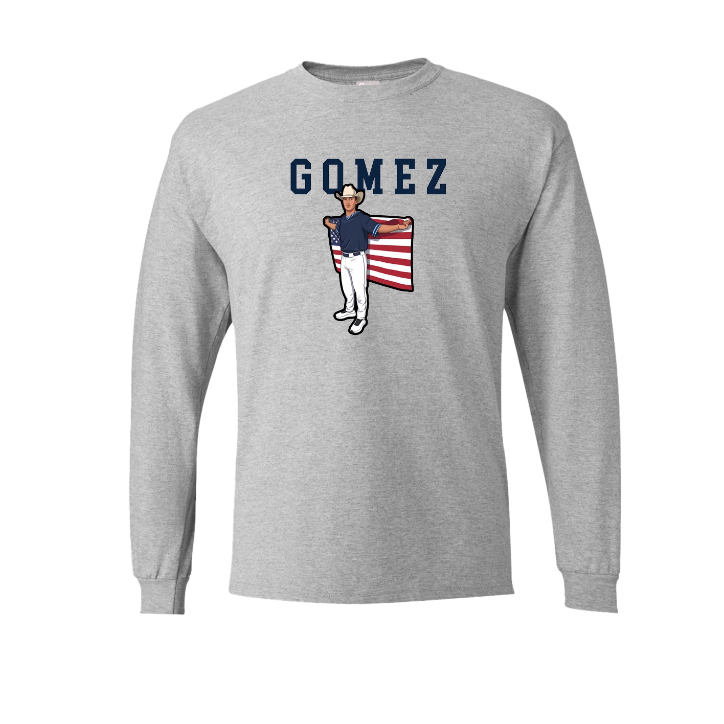 Long Sleeve Tee — Shirsey in Grey