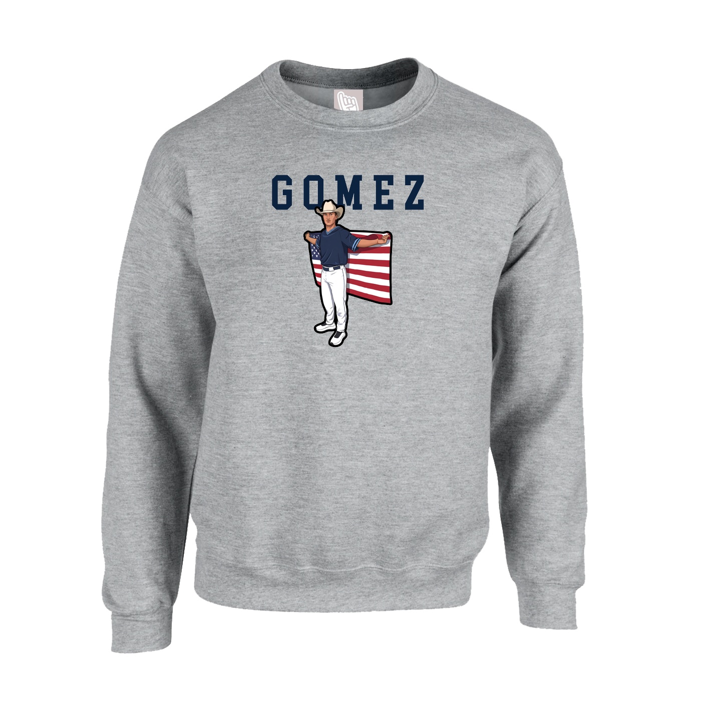 Fleece Crew — Shirsey in Grey