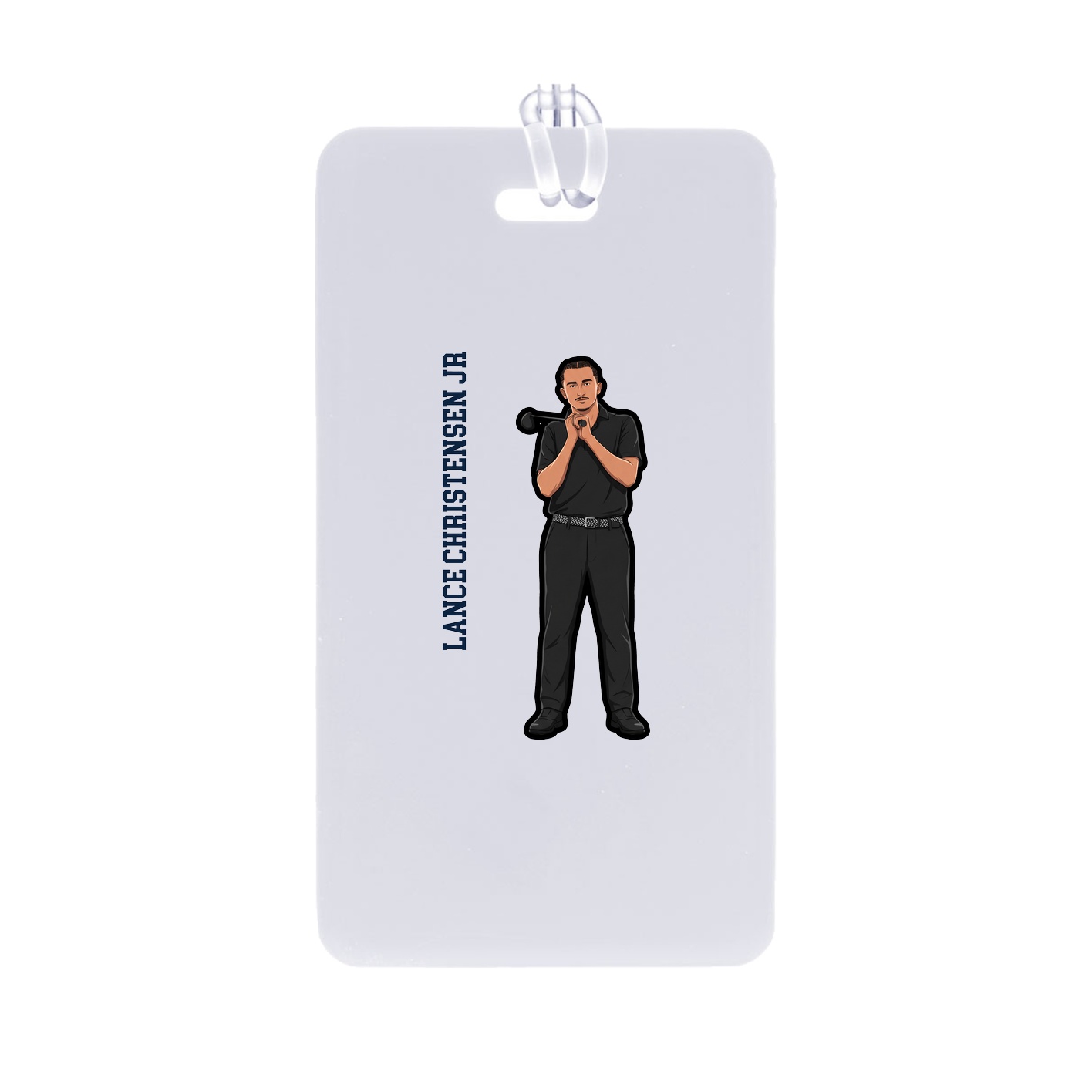 Bag Tag — Name Vertical in Classic