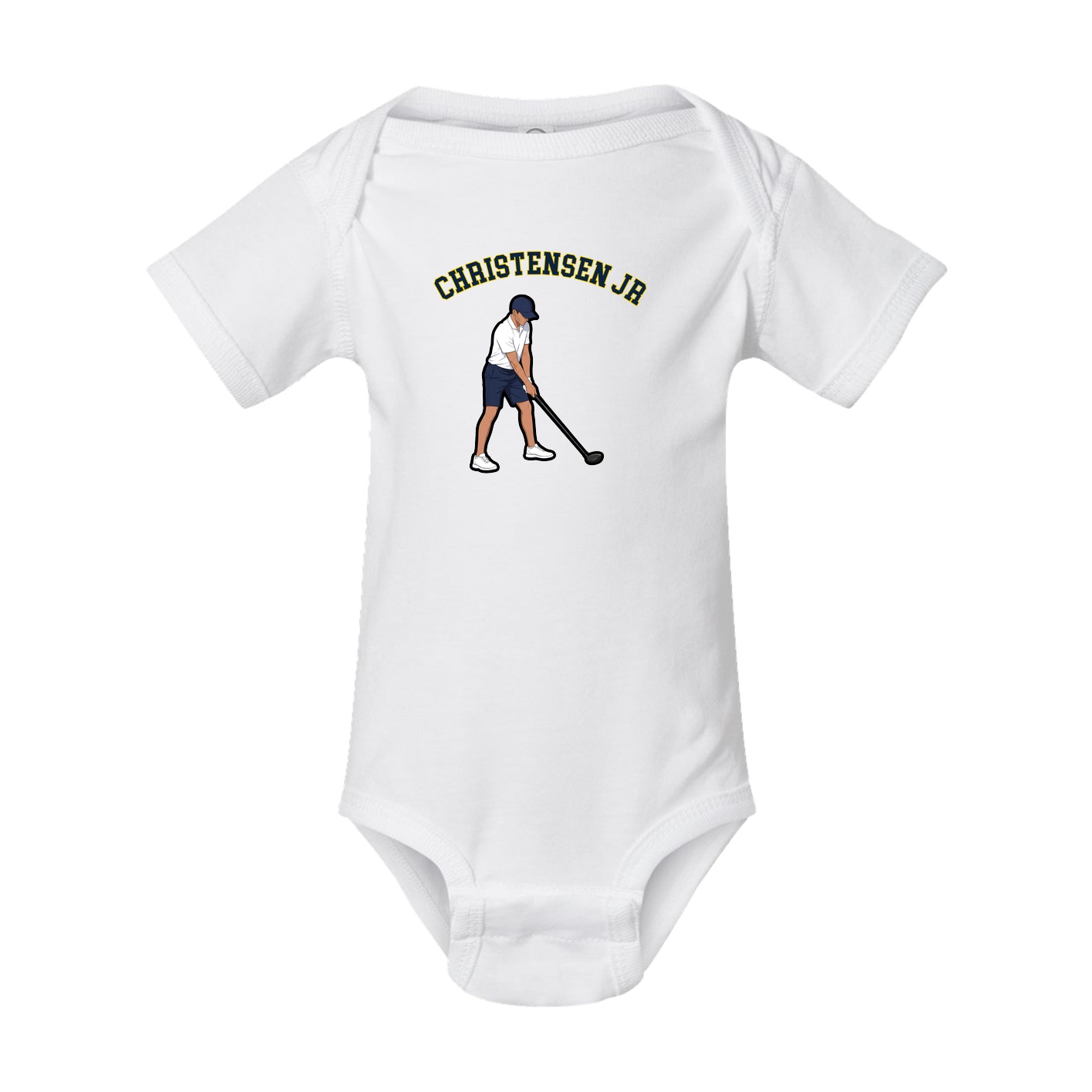 Baby Onesie — Shirsey Arch in White