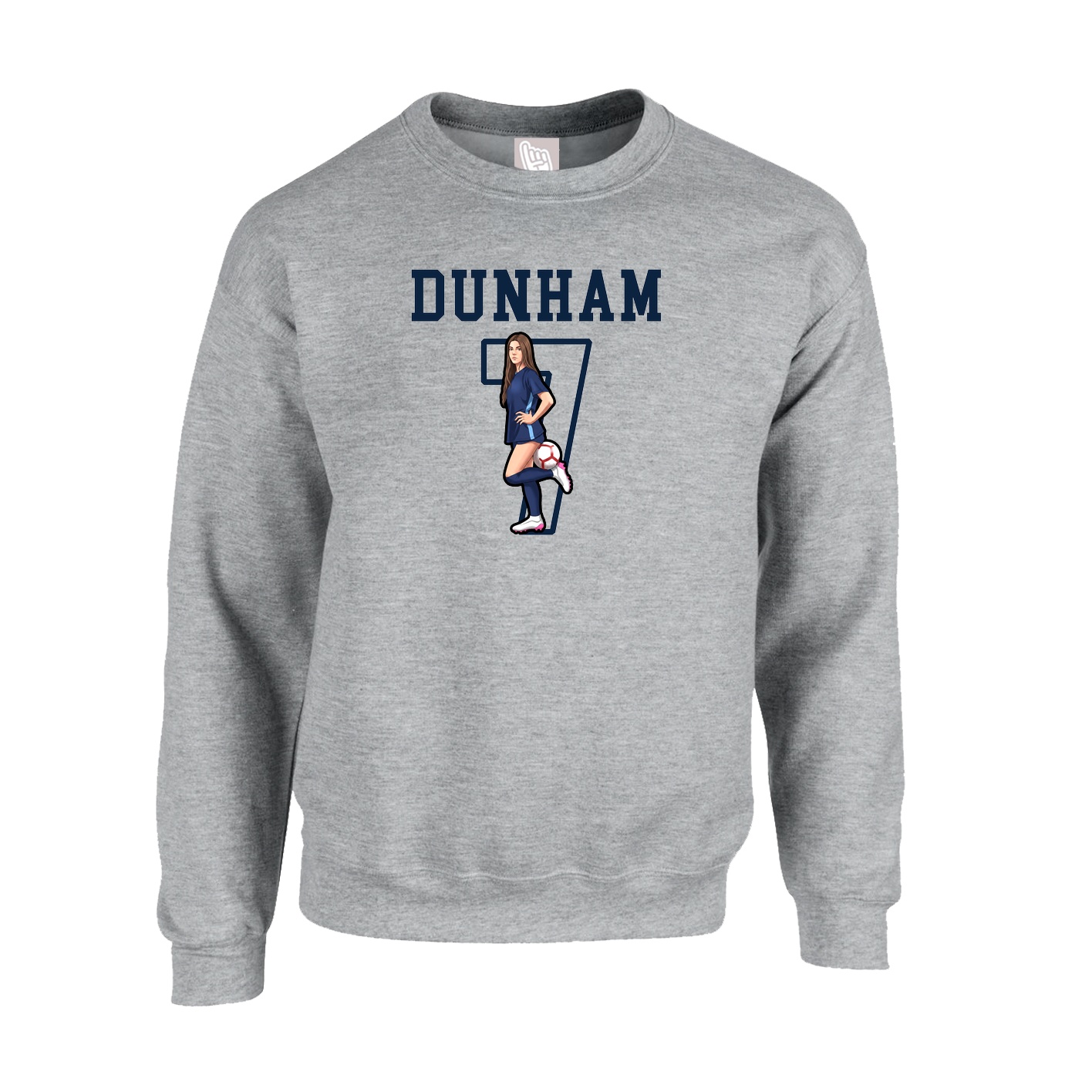 Fleece Crew — Shirsey in Grey
