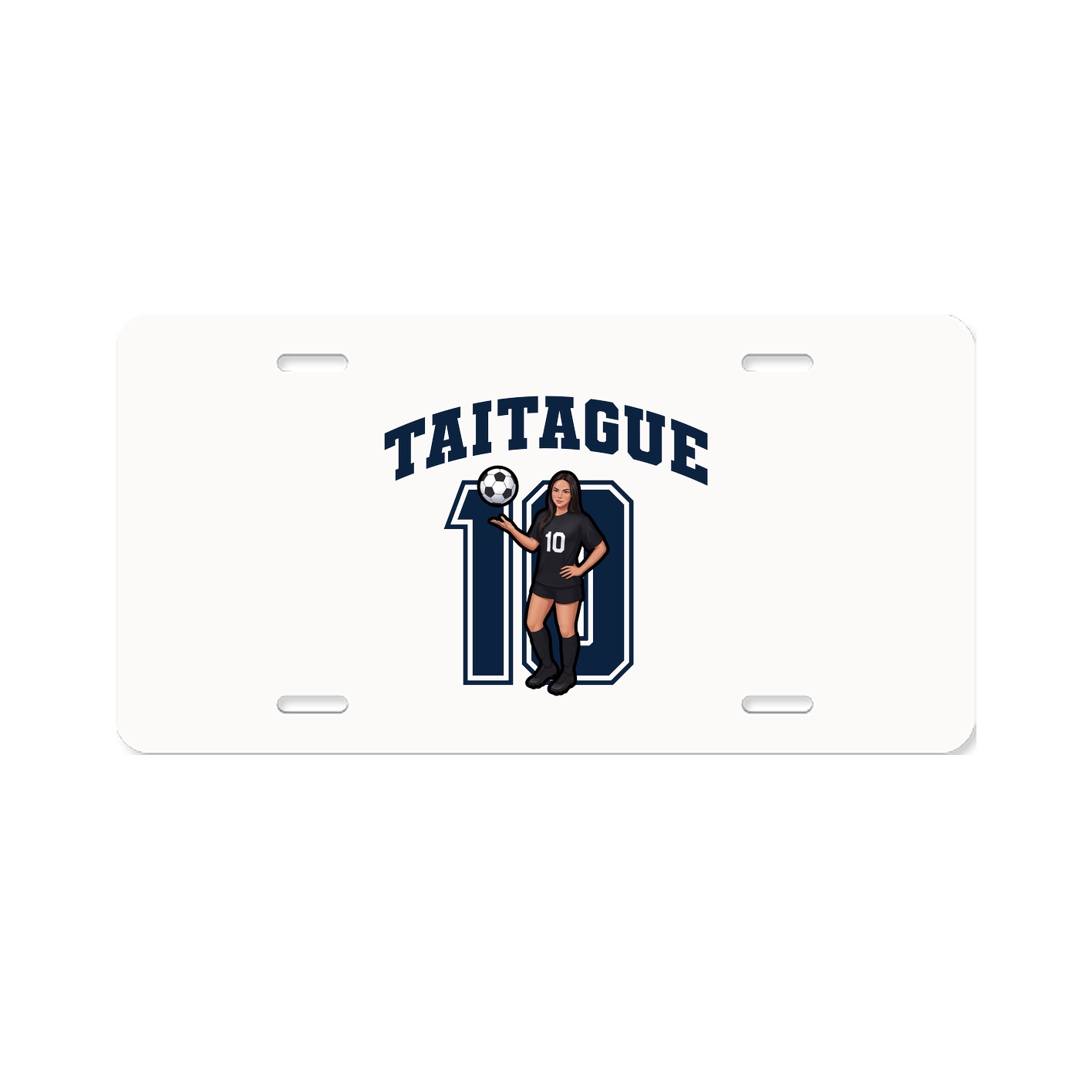 License Plate — Number in Classic