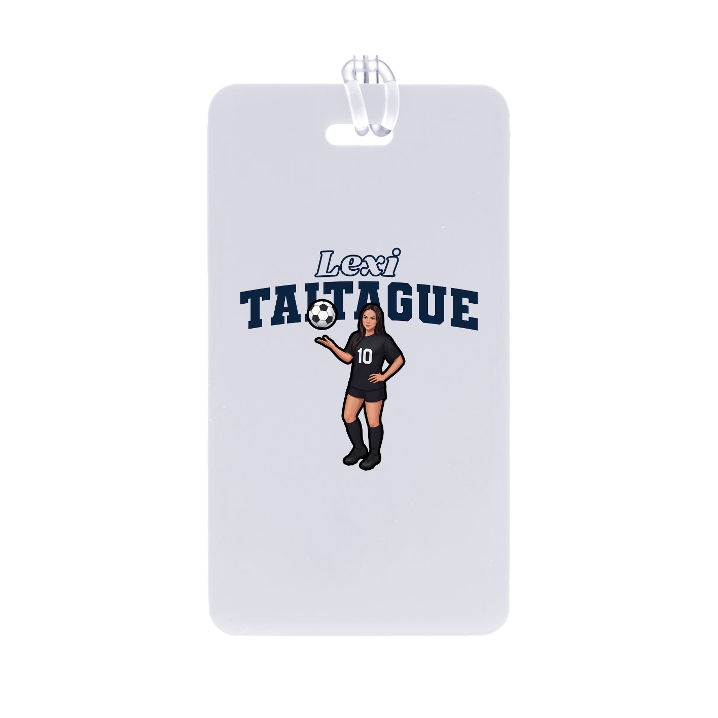 Bag Tag — Name Arch in Classic