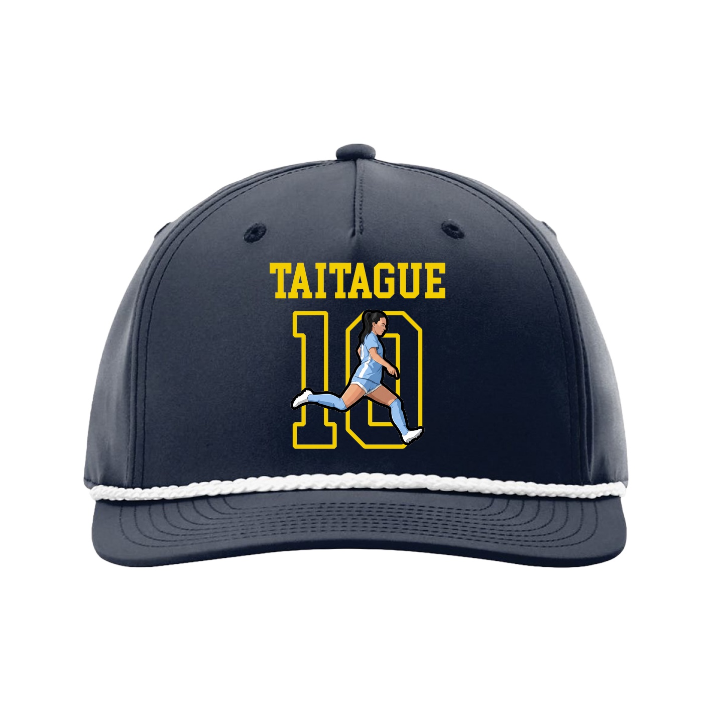 Five-Panel Classic Rope Cap — Shirsey in Navy