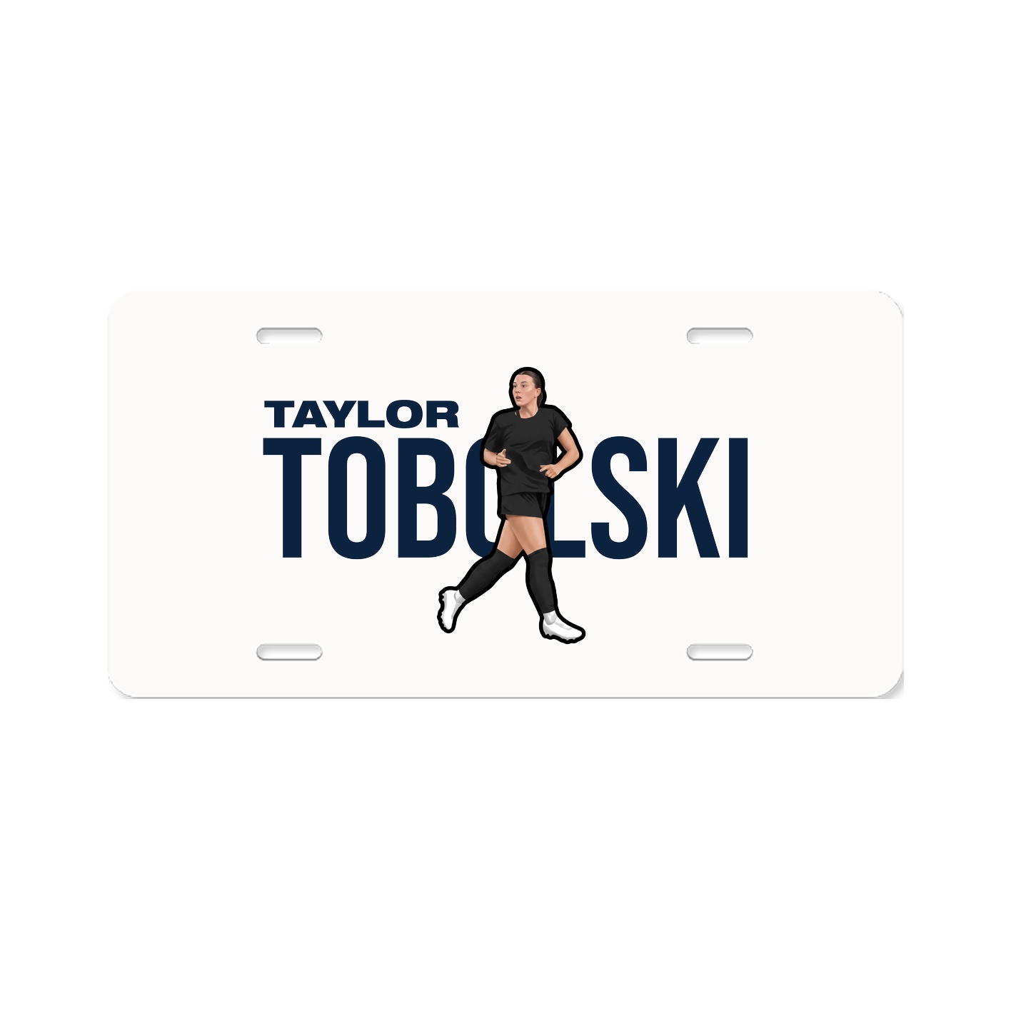 License Plate — Player Name in Classic