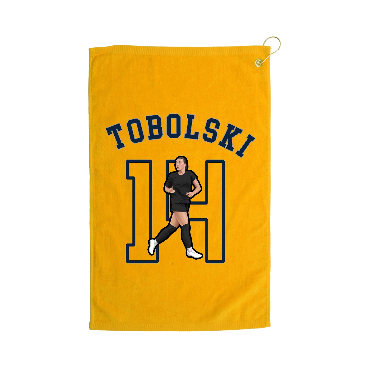 Golf Towel — Shirsey Arch in Gold