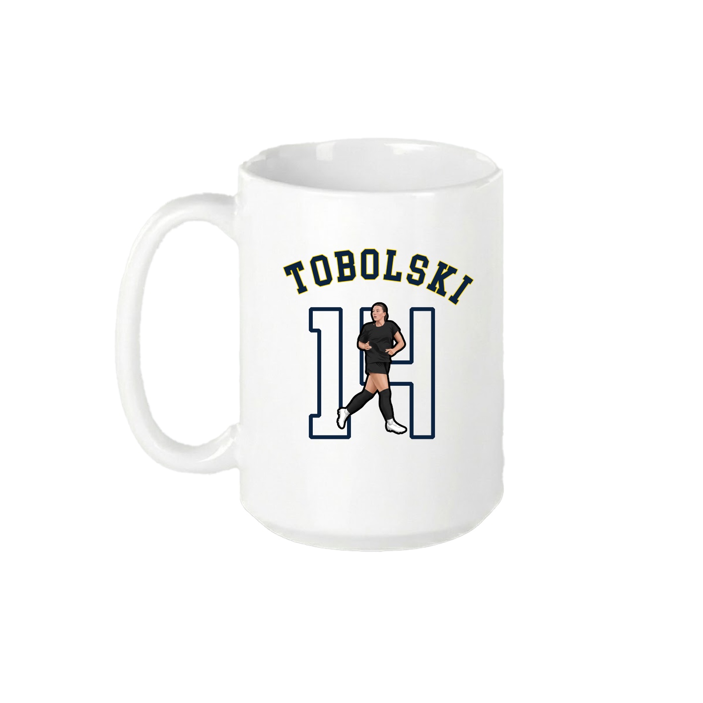 15oz Coffee Mug — Shirsey Arch in White