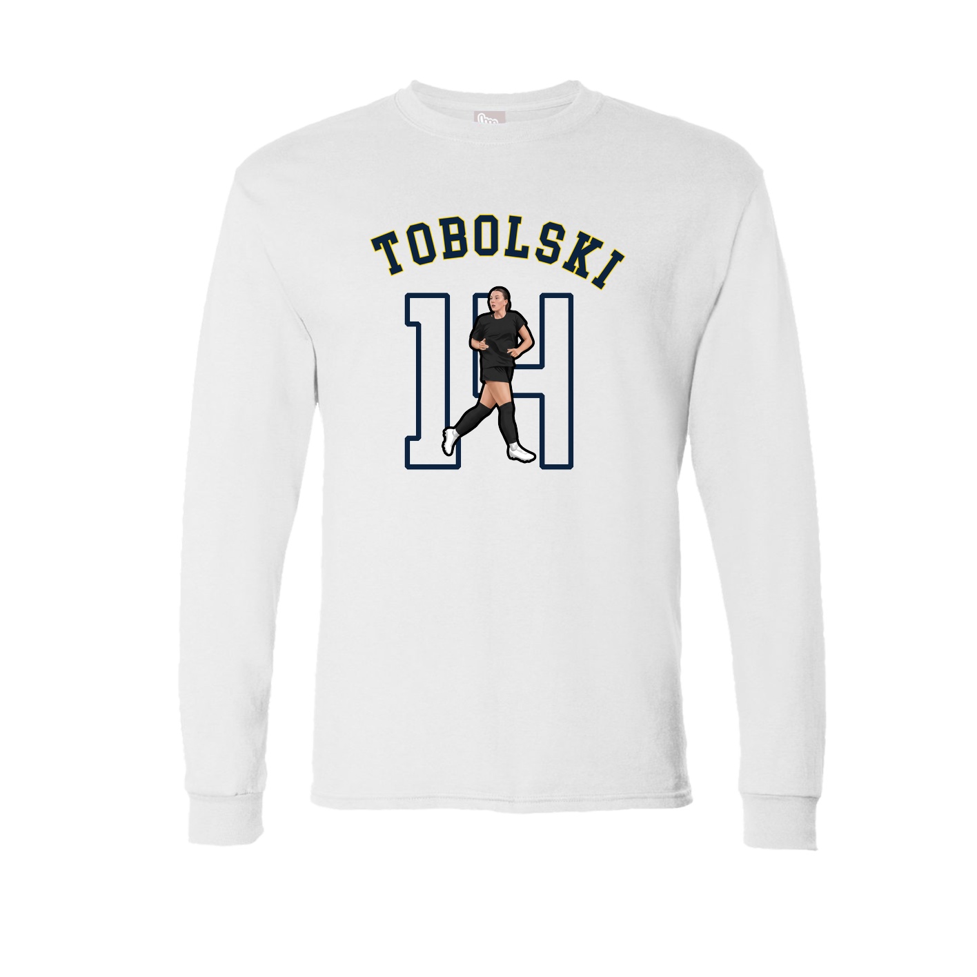 Long Sleeve Tee — Shirsey Arch in White