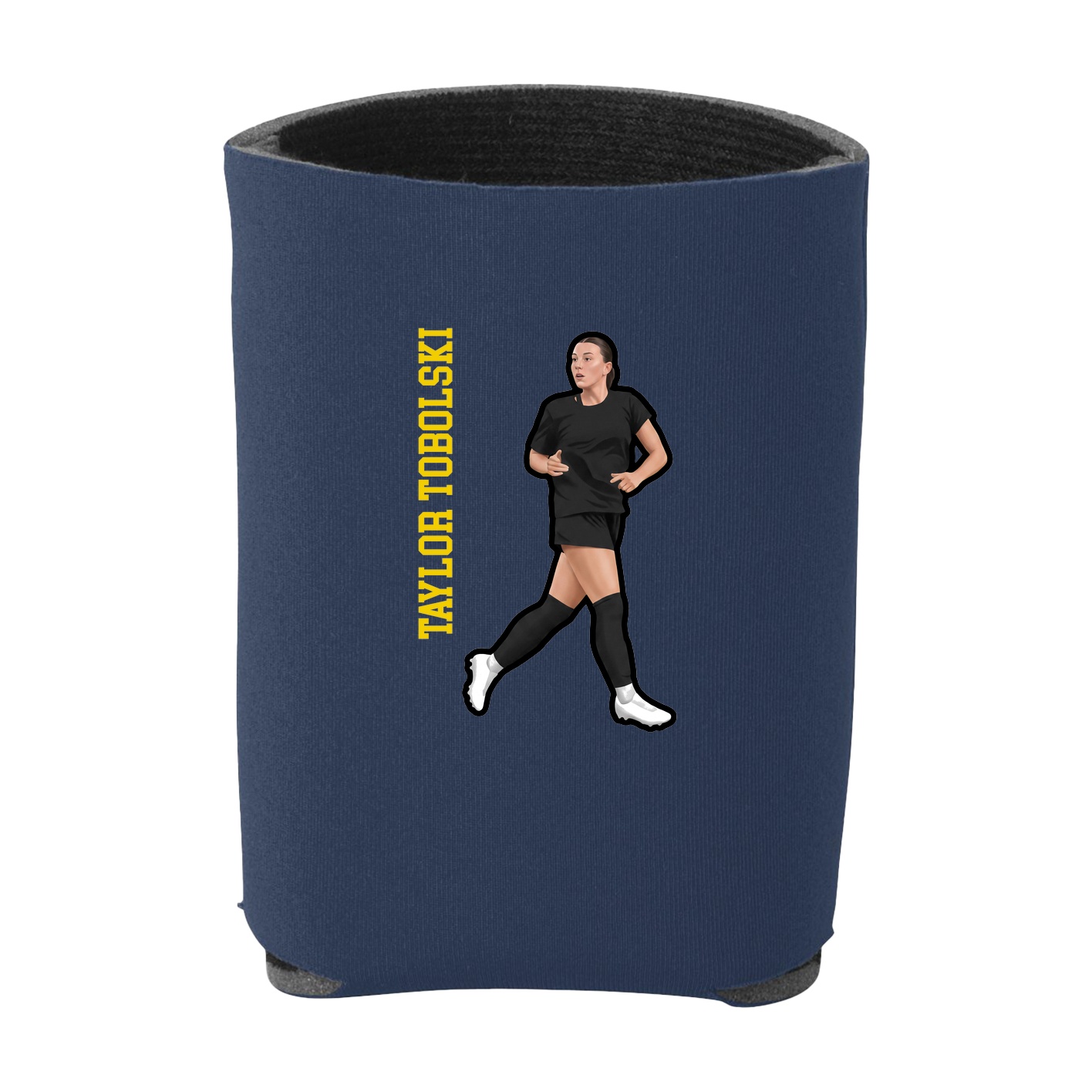 Can Holder — Name Vertical in Navy