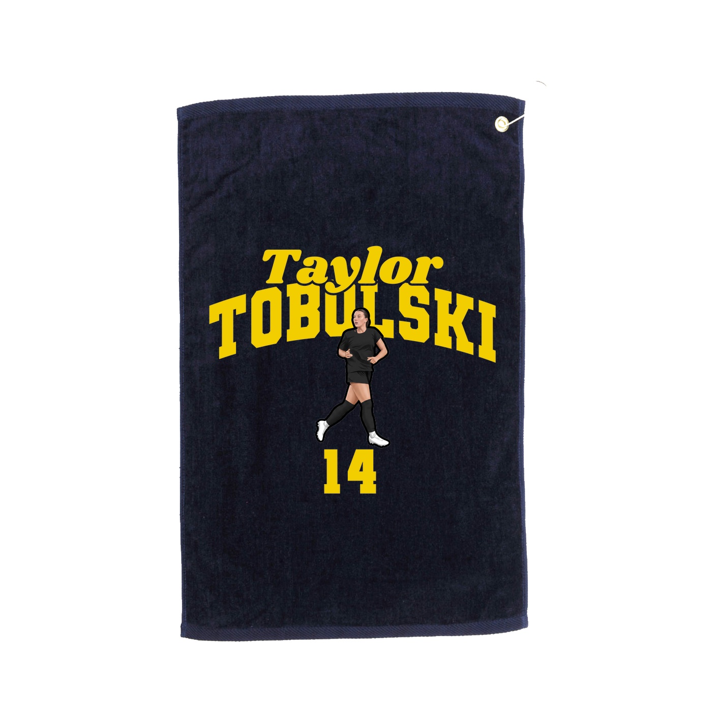 Golf Towel — Signature Arch in Navy