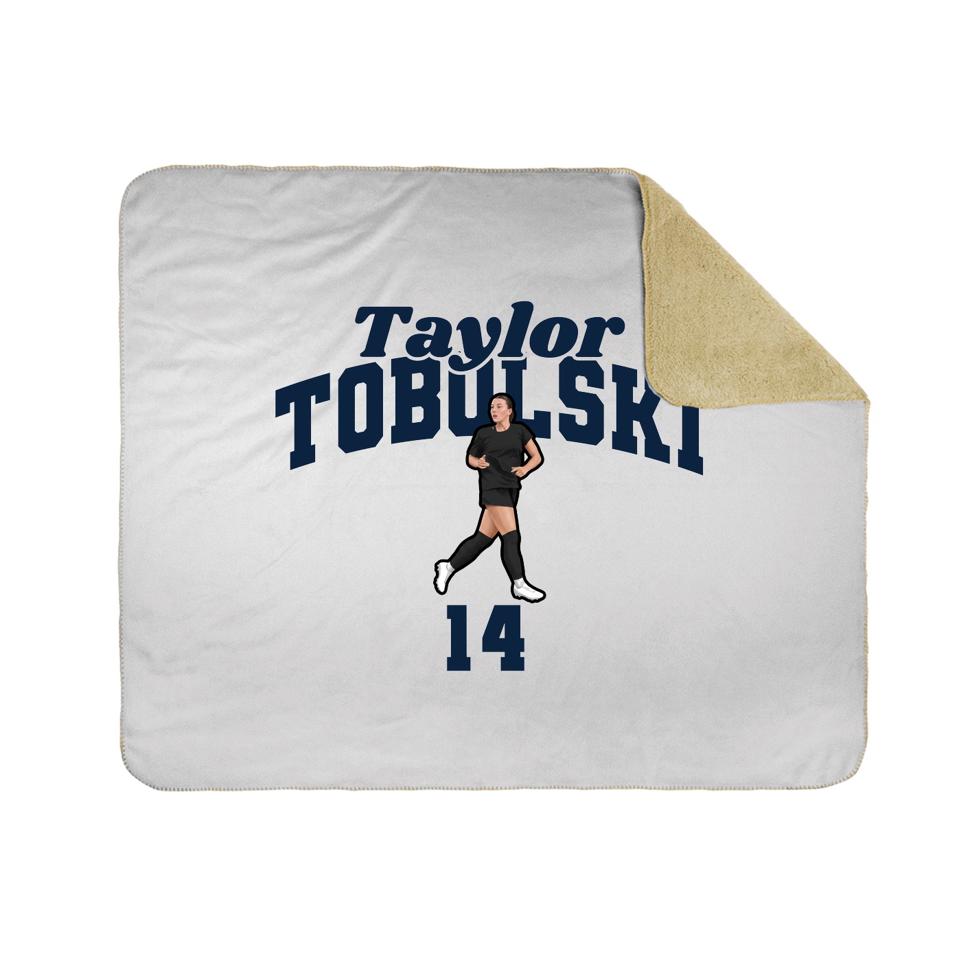 Throw Blanket — Signature Arch in White