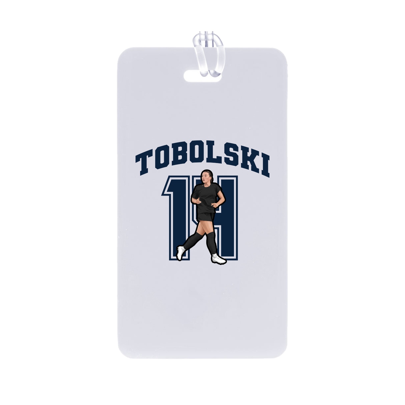Bag Tag — Number in Classic
