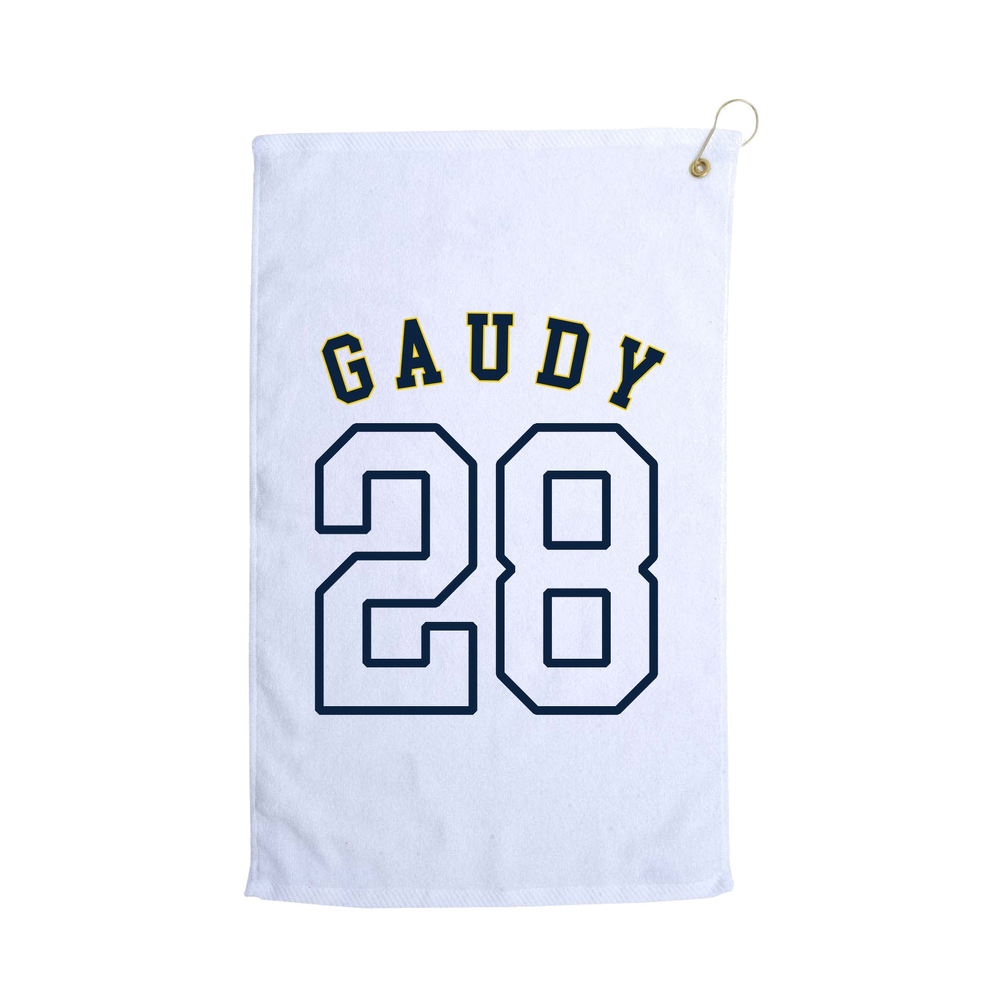 Golf Towel — Shirsey Arch in White