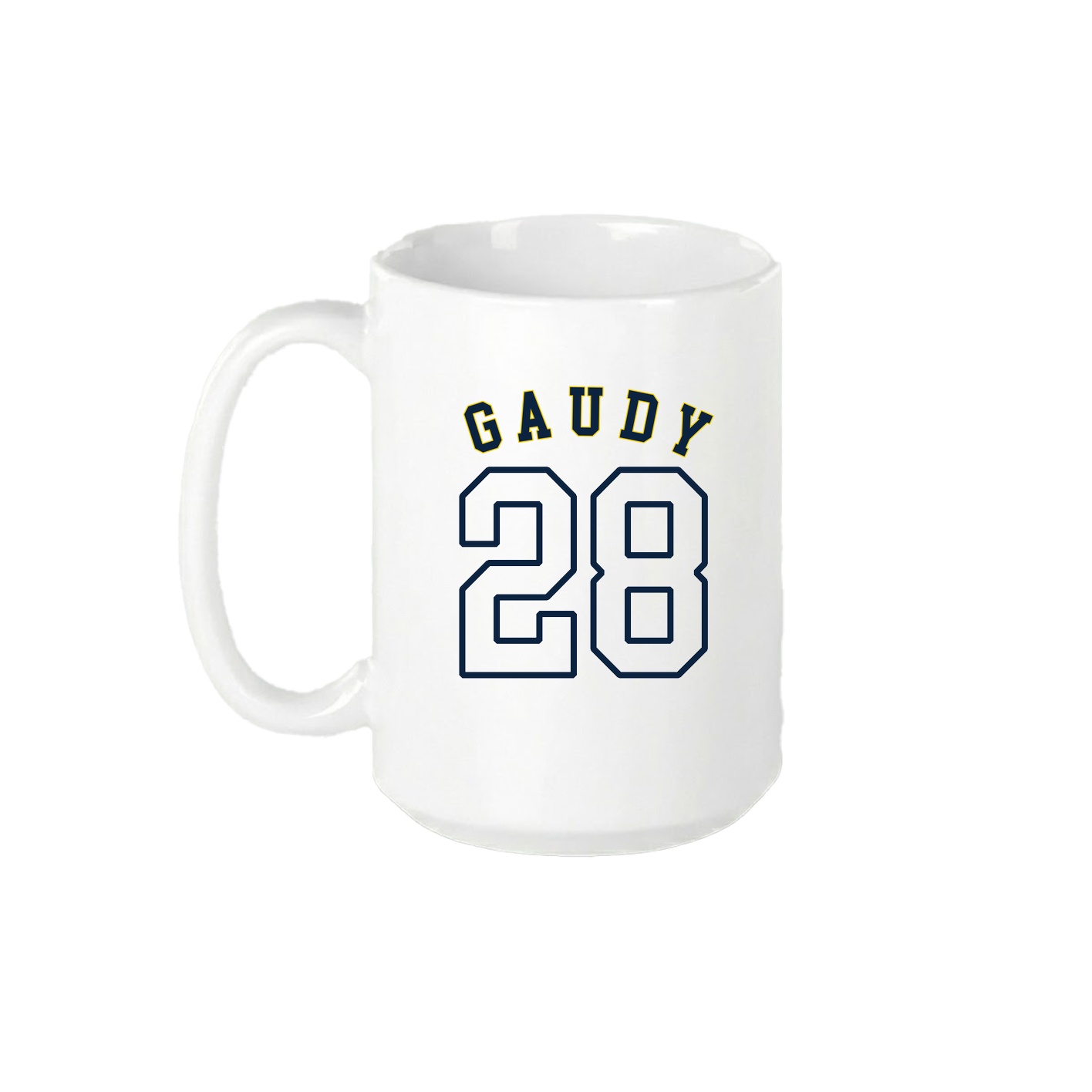 15oz Coffee Mug — Shirsey Arch in White