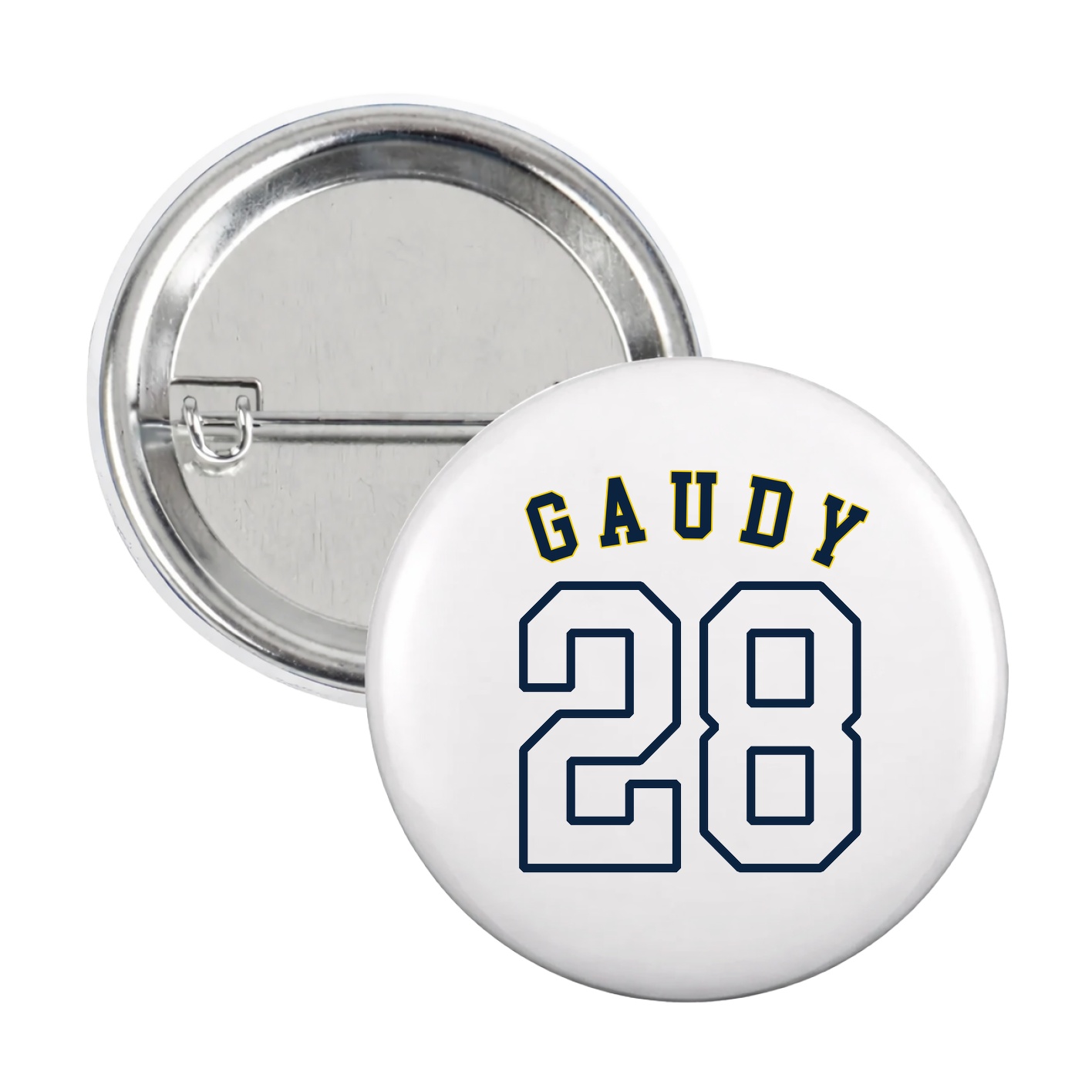 Game Day Button — Shirsey Arch in White