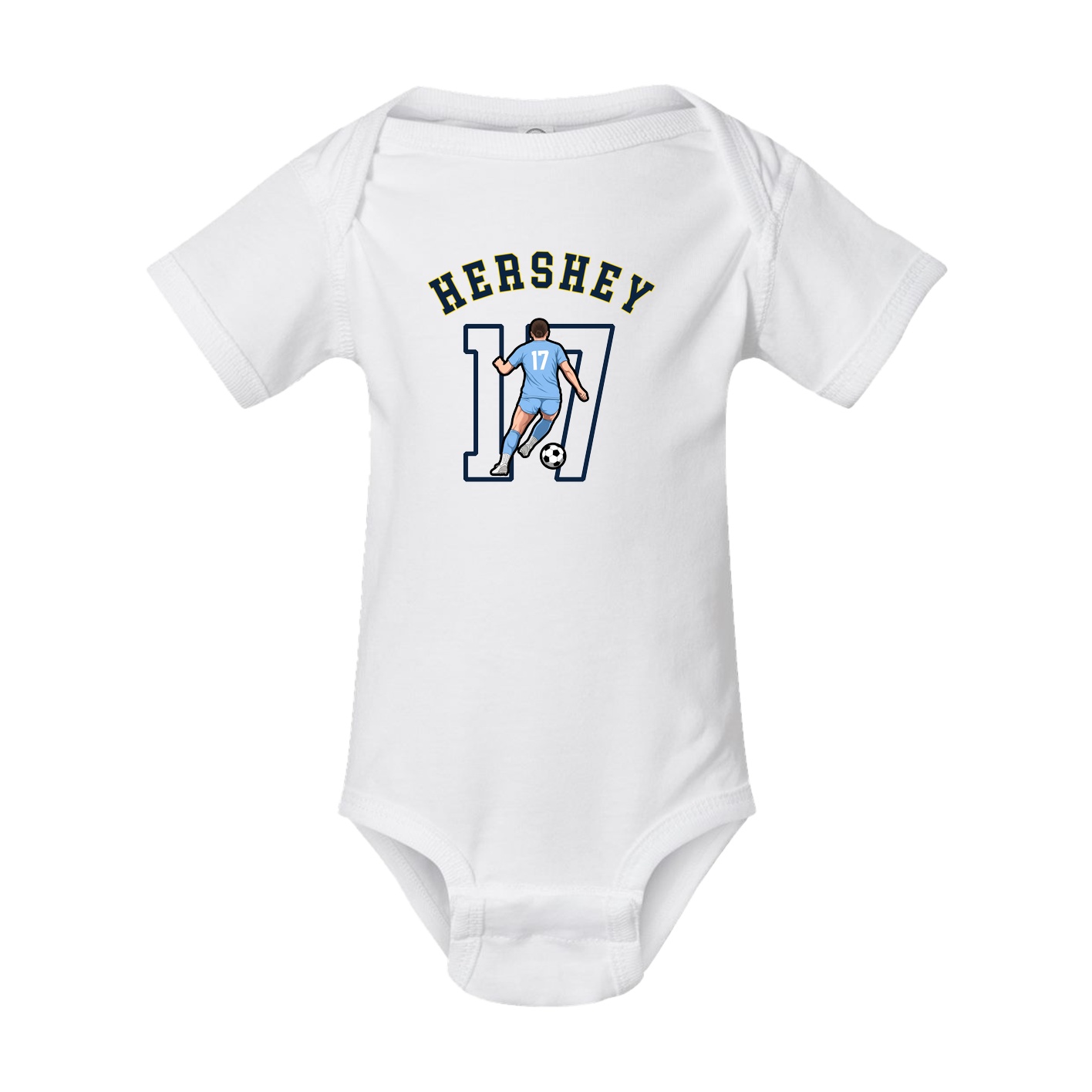 Baby Onesie — Shirsey Arch in White