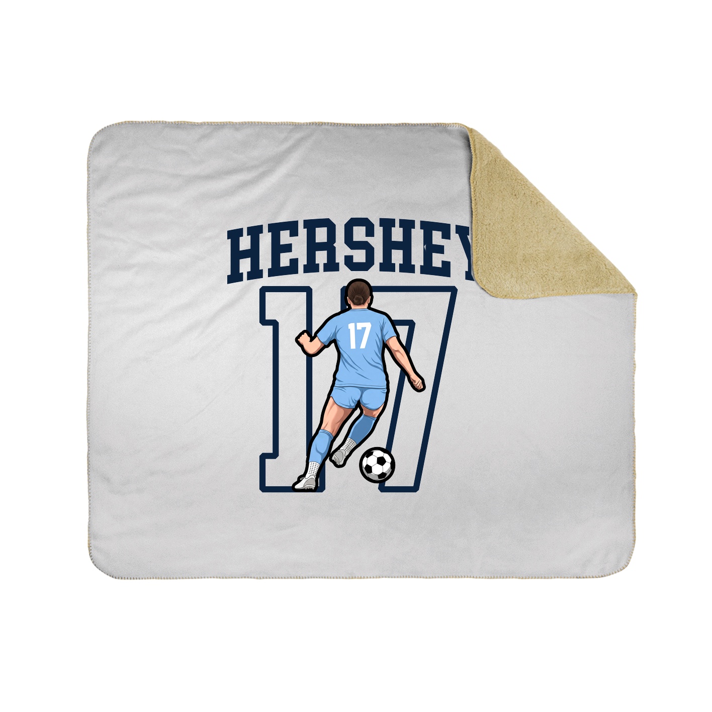 Throw Blanket — Shirsey in White