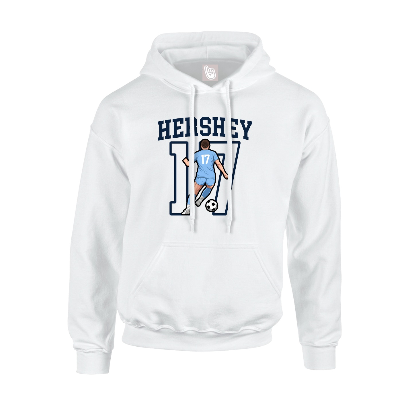 Youth Hoodie — Shirsey in White