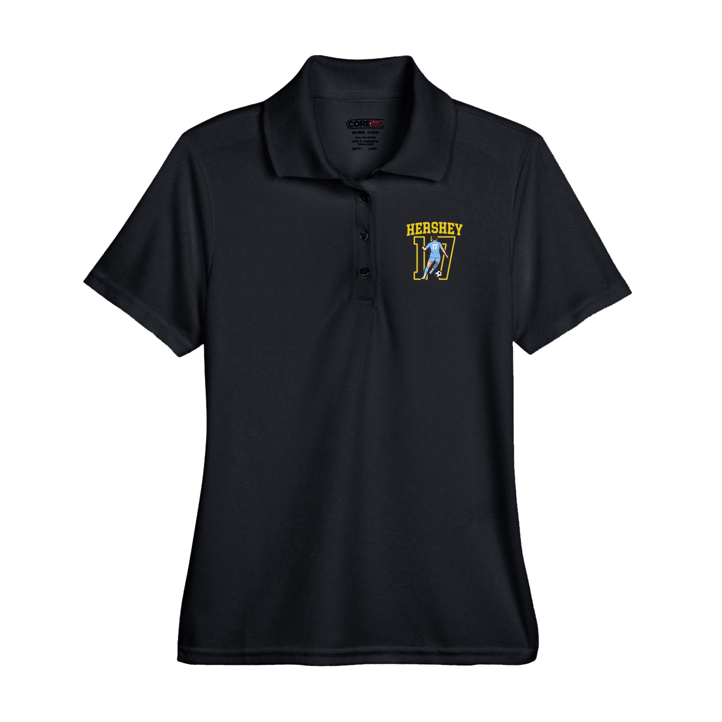 Performance Polo — Shirsey in Black