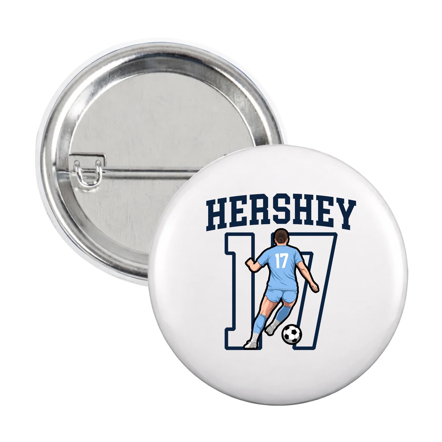 Game Day Button — Shirsey in White