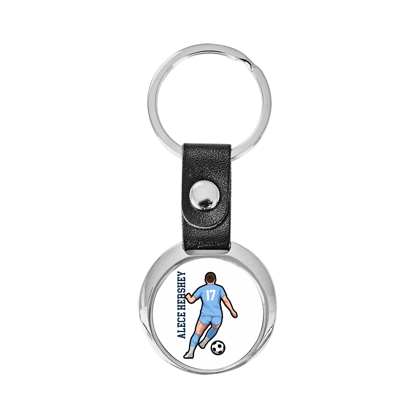 Key Chain — Name Vertical in Classic