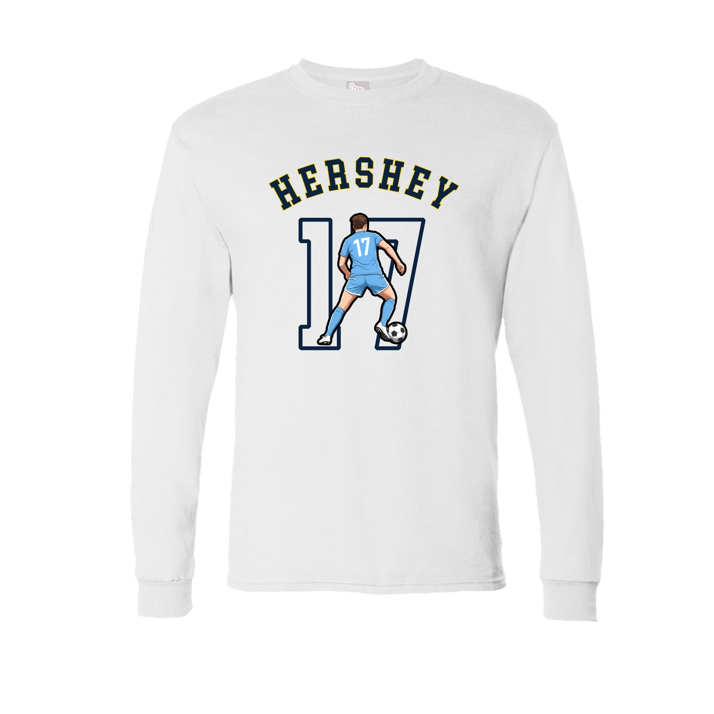 Long Sleeve Tee — Shirsey Arch in White