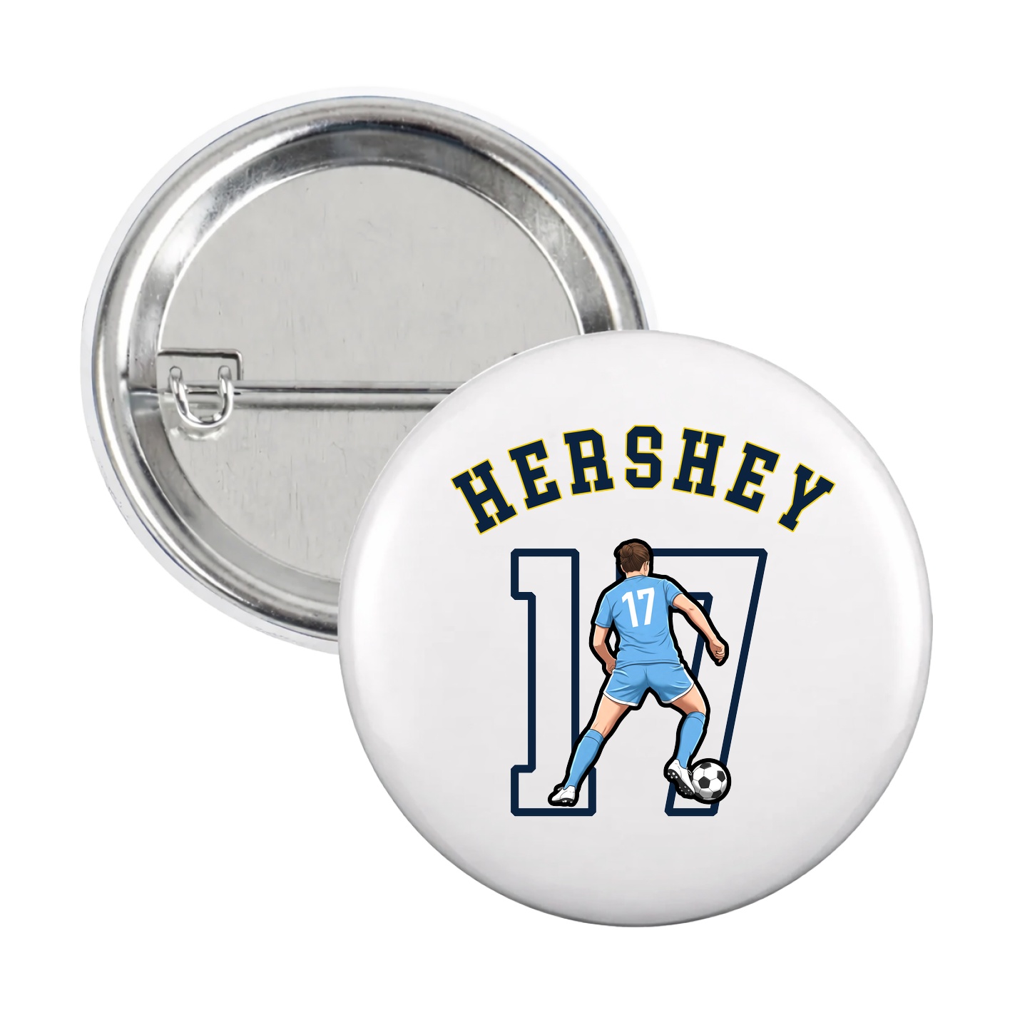 Game Day Button — Shirsey Arch in White