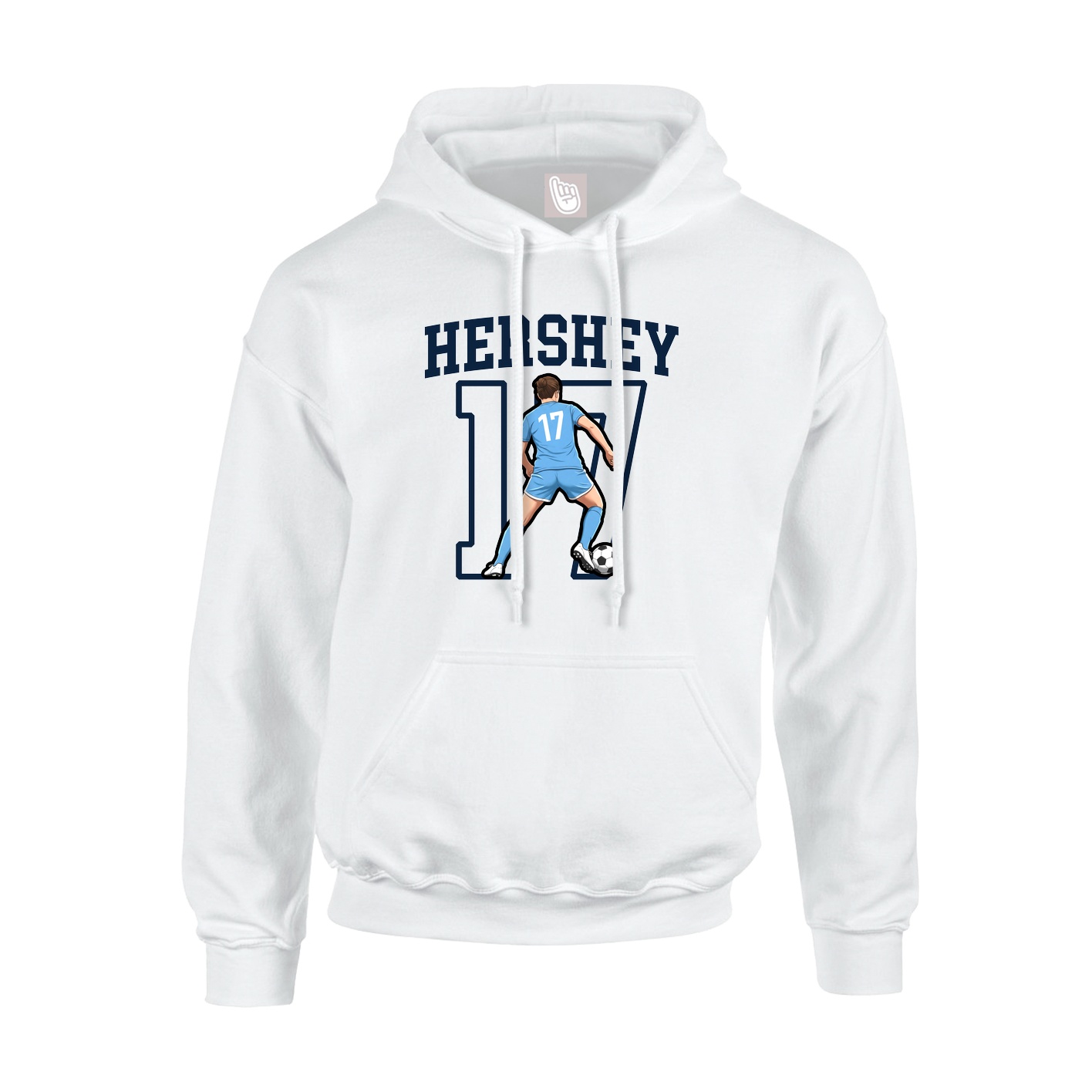 Youth Hoodie — Shirsey in White