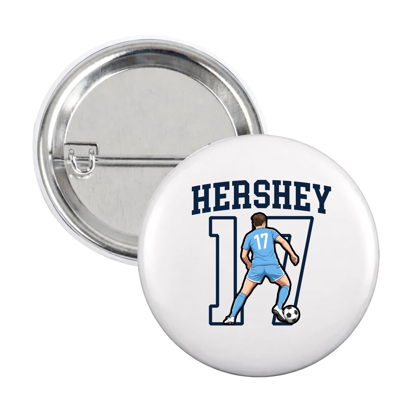 Game Day Button — Shirsey in White