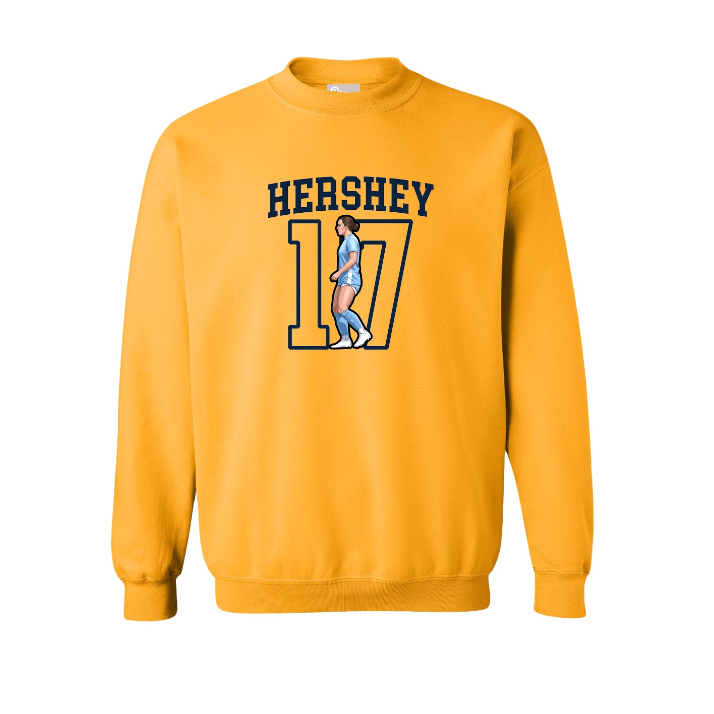 Fleece Crew — Shirsey in Gold