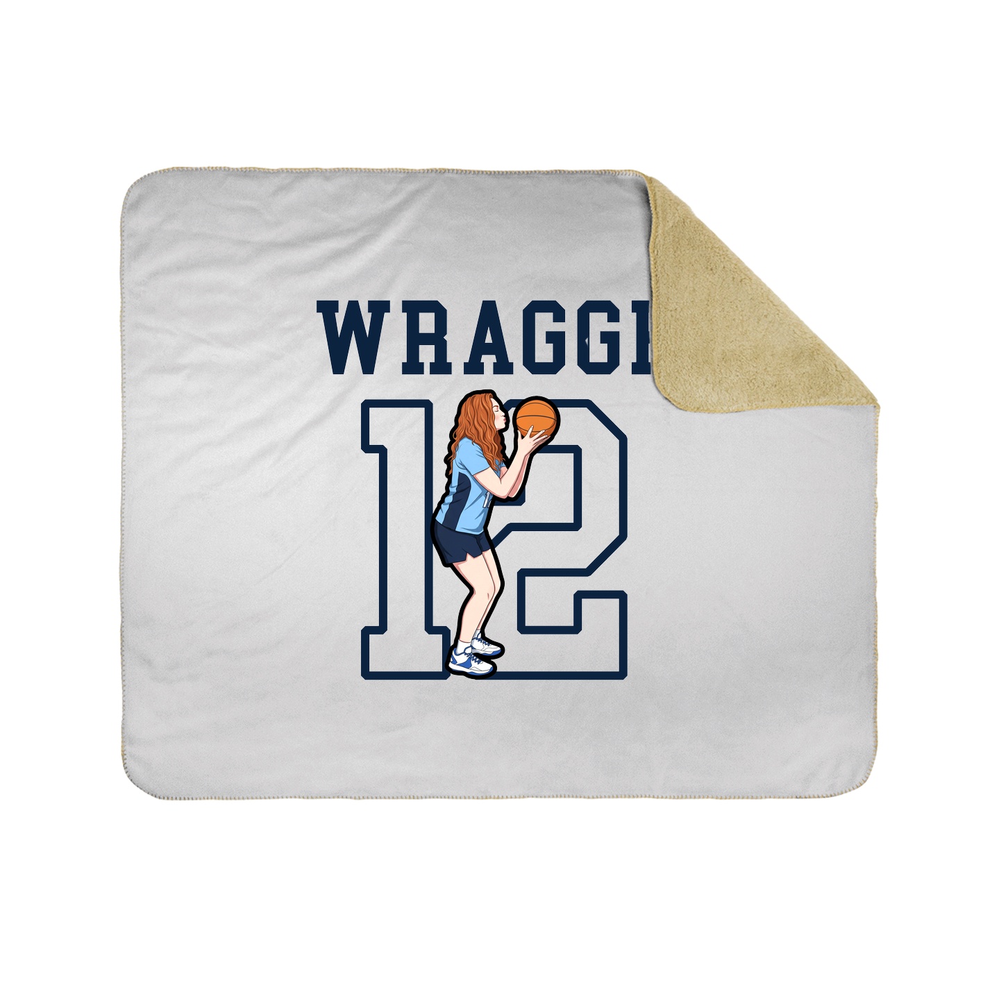 Throw Blanket — Shirsey in White