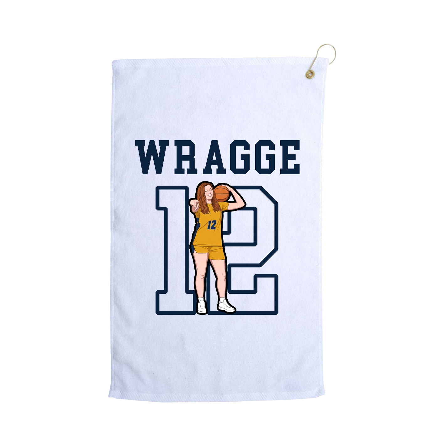Golf Towel — Shirsey in White