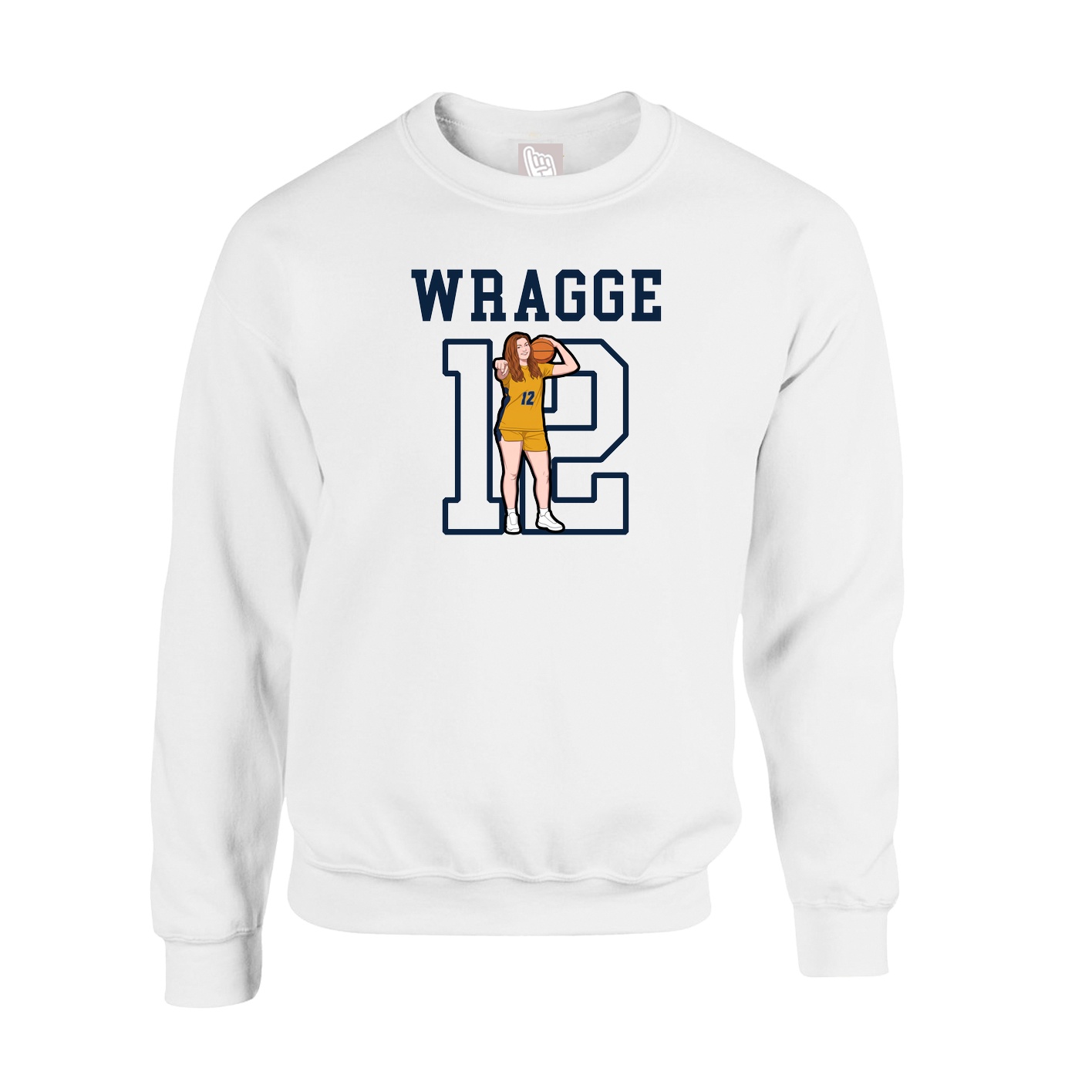 Fleece Crew — Shirsey in White