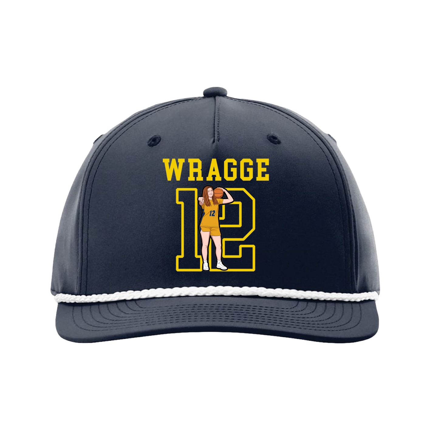 Five-Panel Classic Rope Cap — Shirsey in Navy