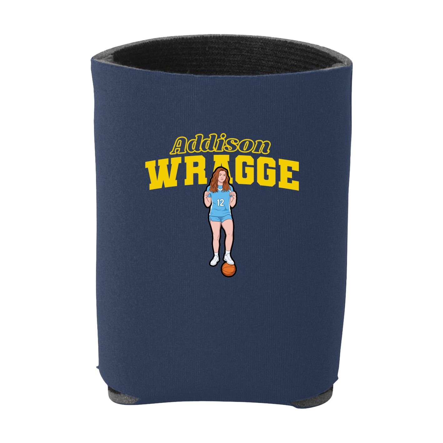 Can Holder — Name Arch in Navy