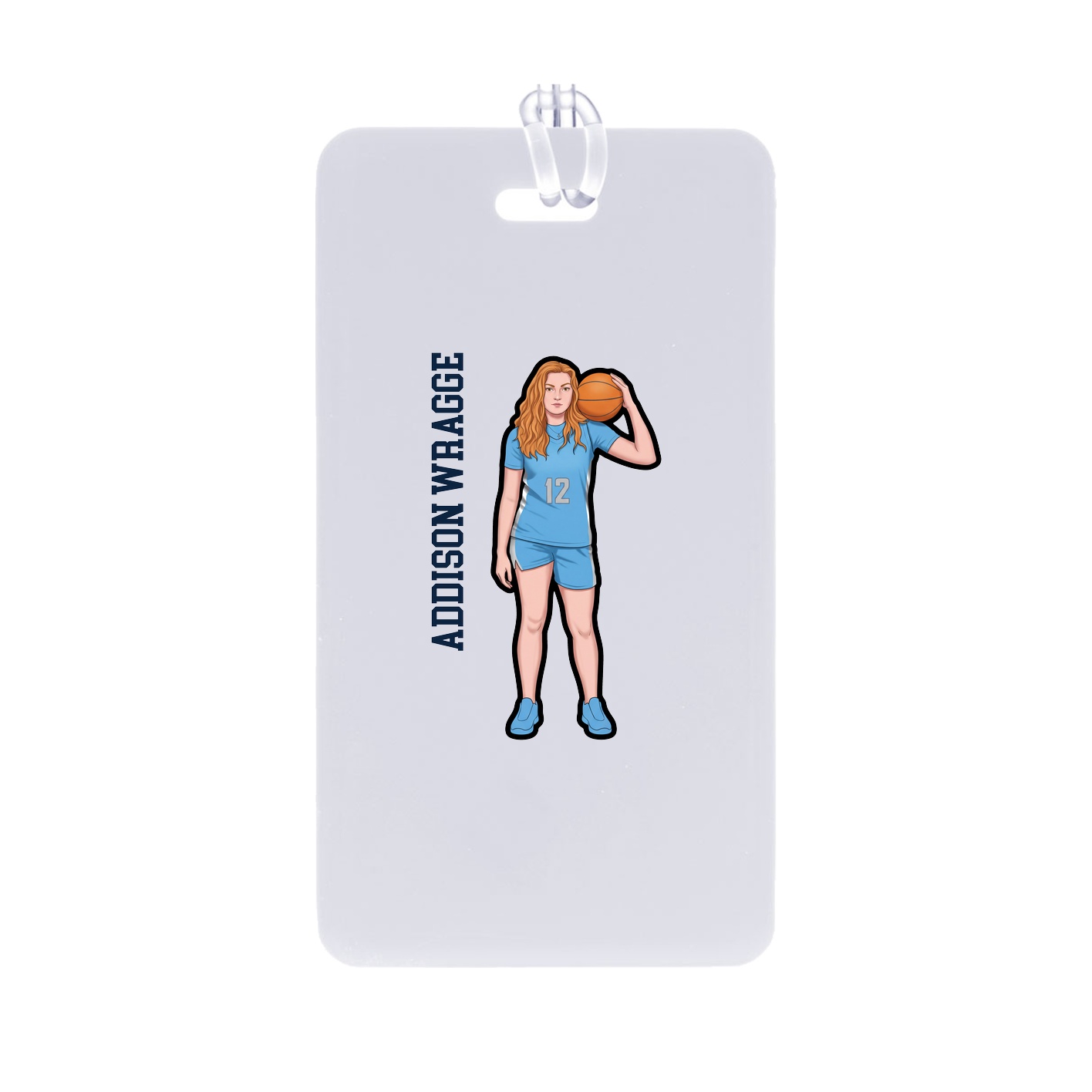 Bag Tag — Name Vertical in Classic