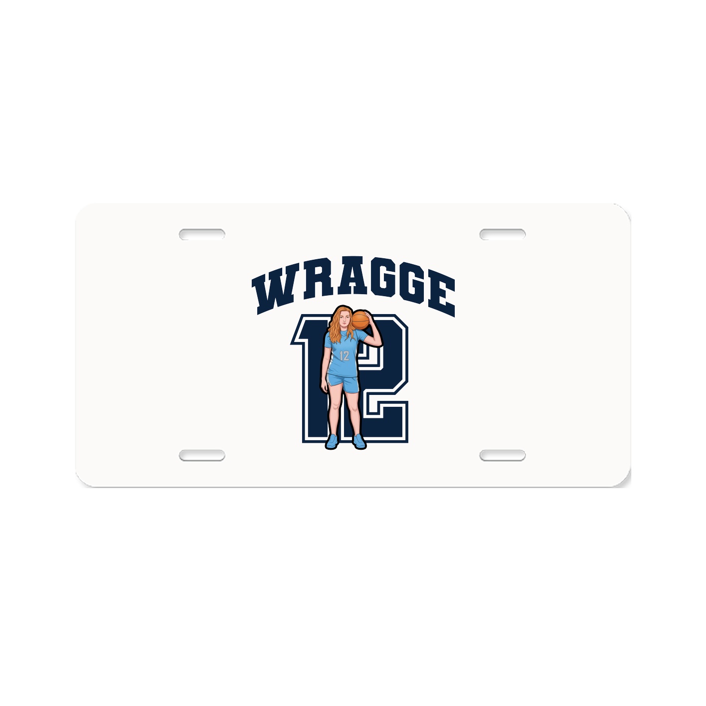 License Plate — Number in Classic