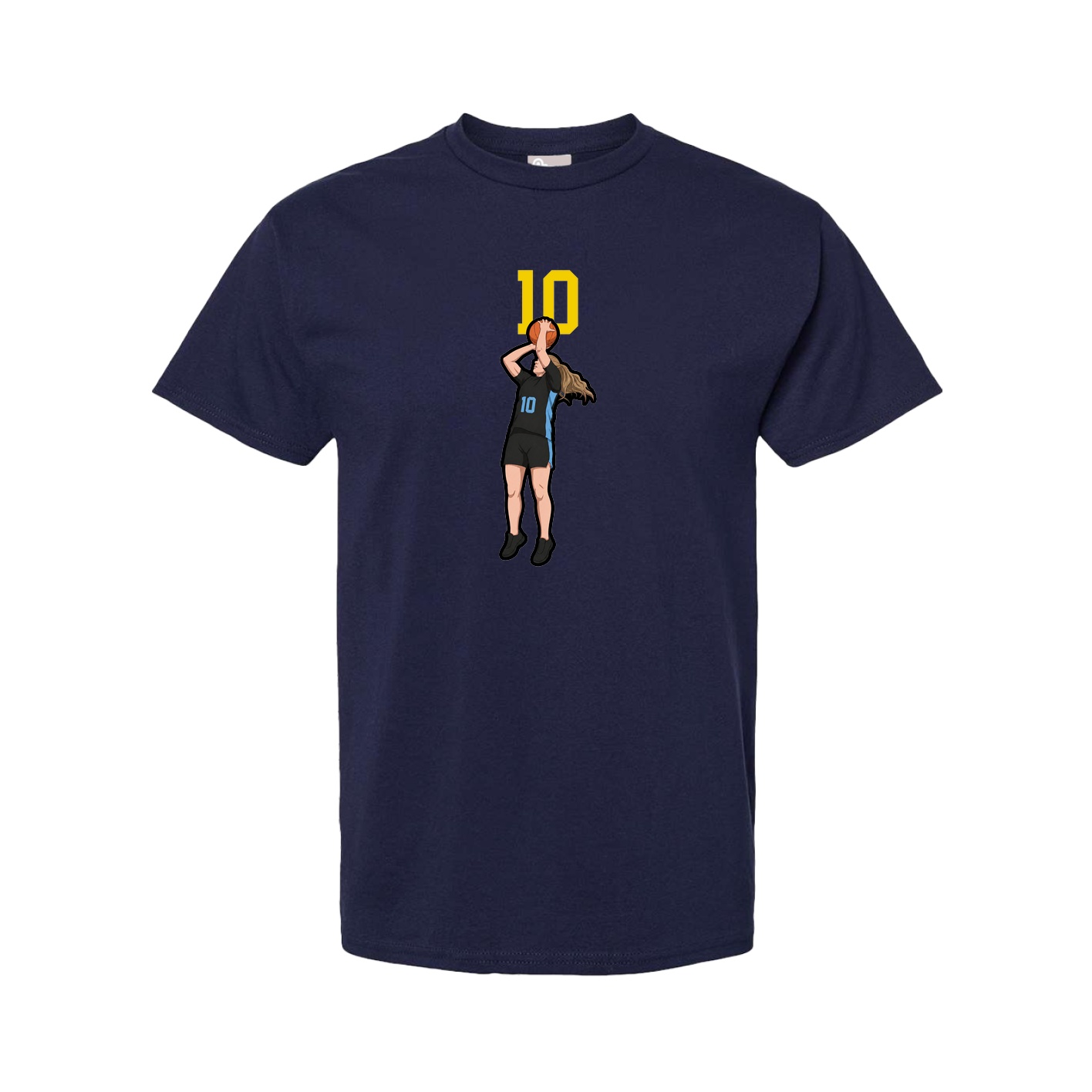 Tee — Number Top in Navy