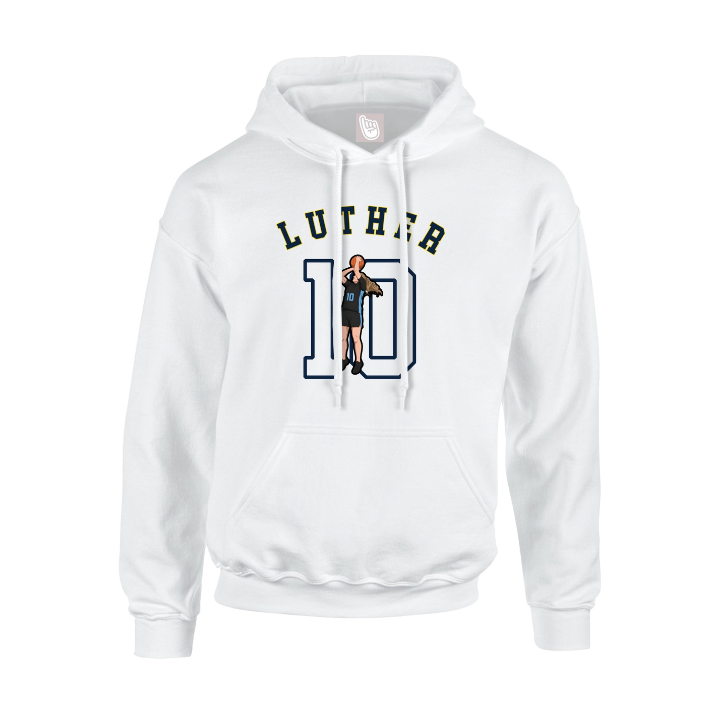 Hoodie — Shirsey Arch in White