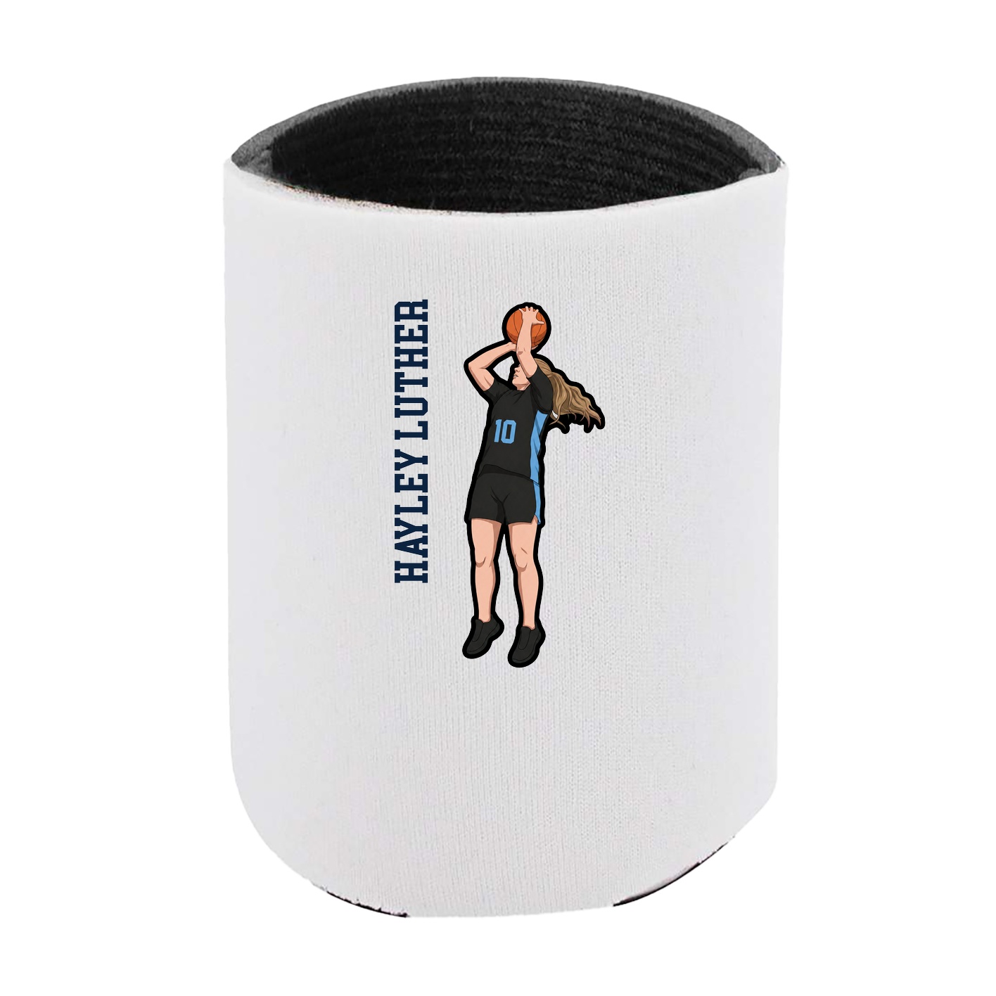 Can Holder — Name Vertical in White