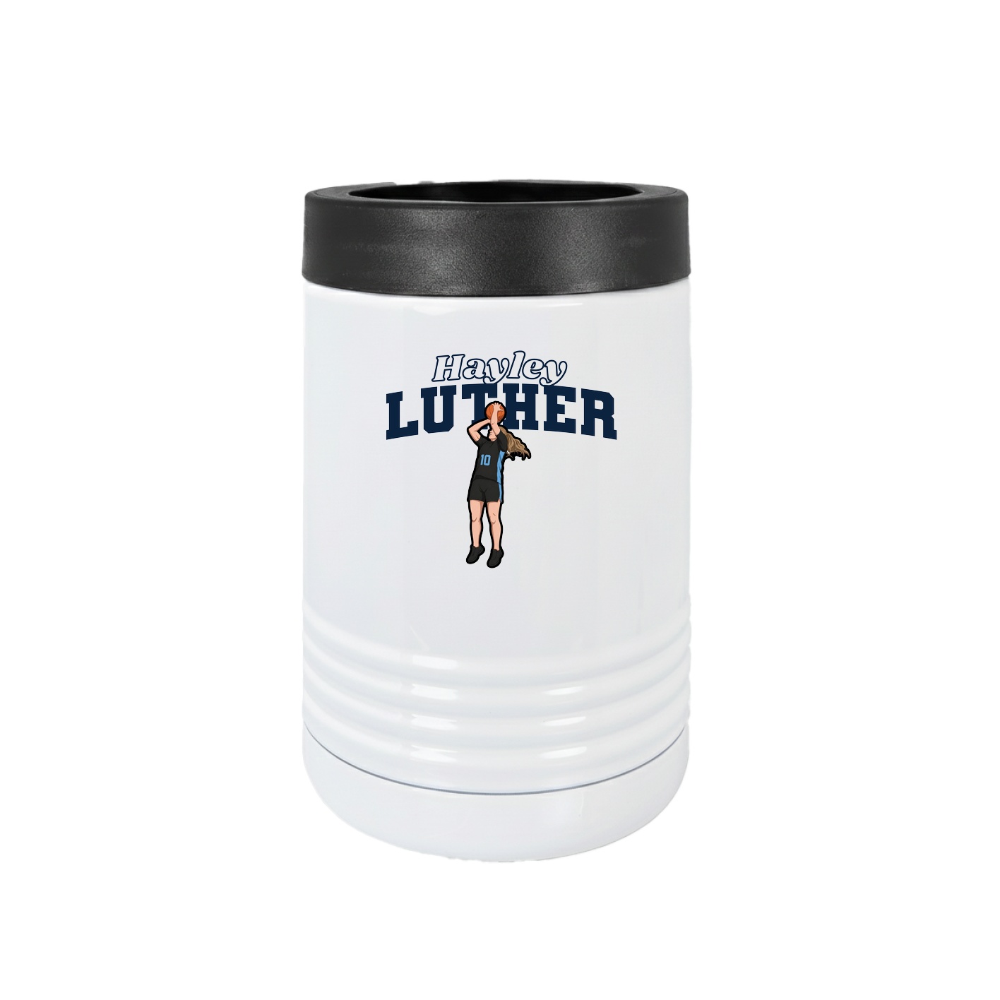 Beverage Holder — Name Arch in White