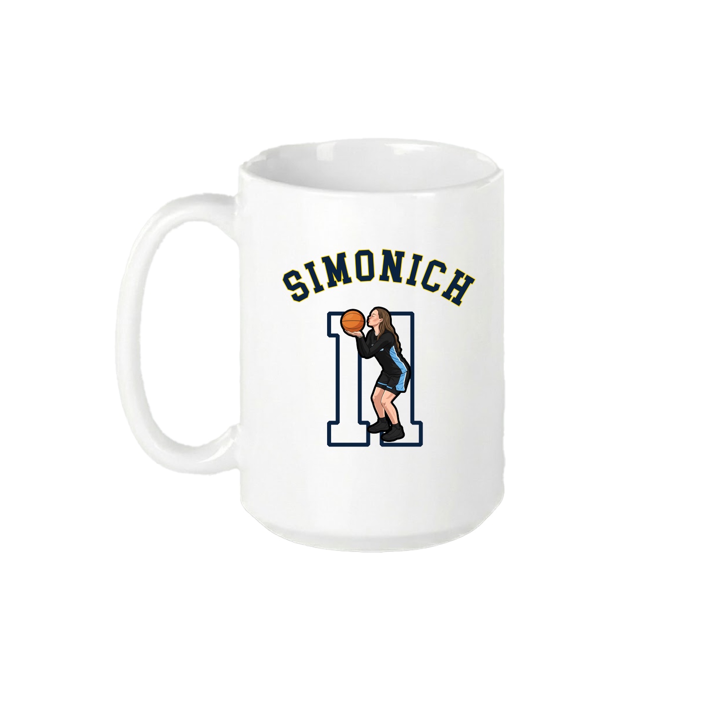 15oz Coffee Mug — Shirsey Arch in White