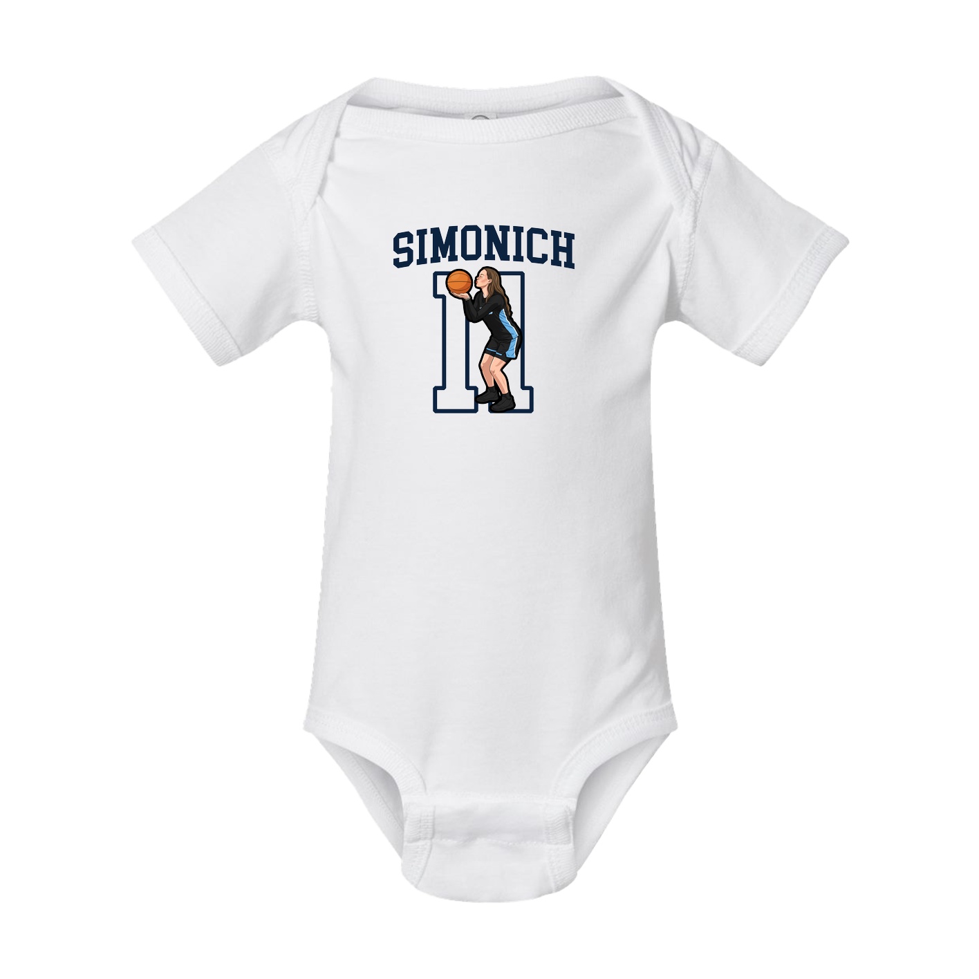 Baby Onesie — Shirsey in White