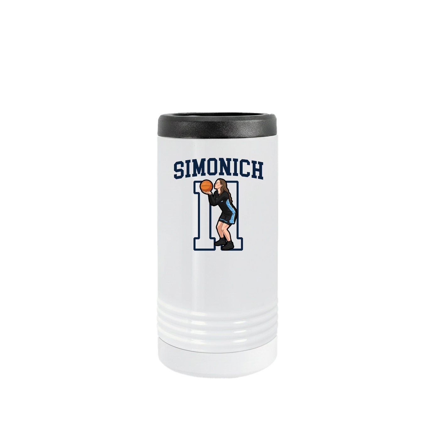 Slim Beverage Holder — Shirsey in White