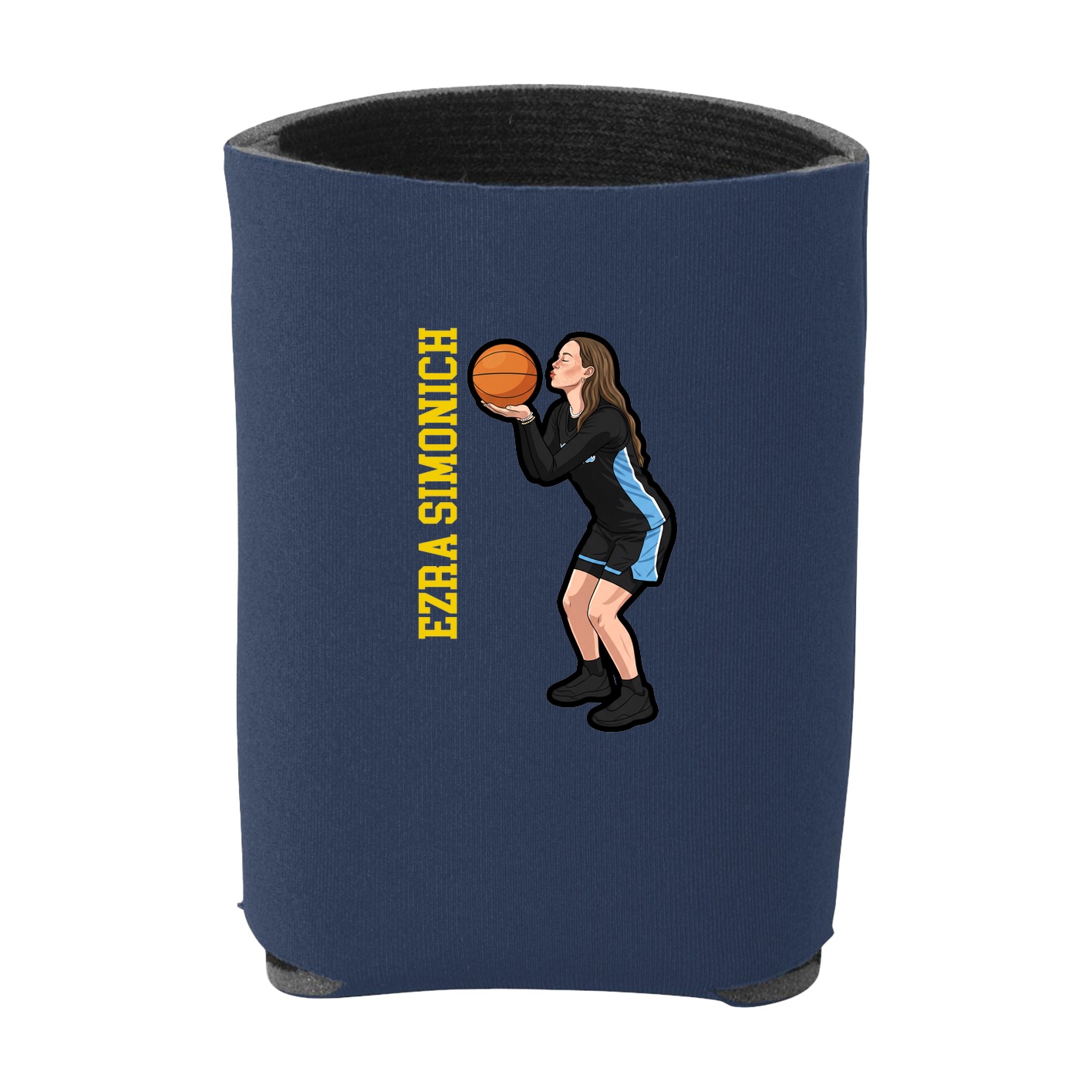 Can Holder — Name Vertical in Navy