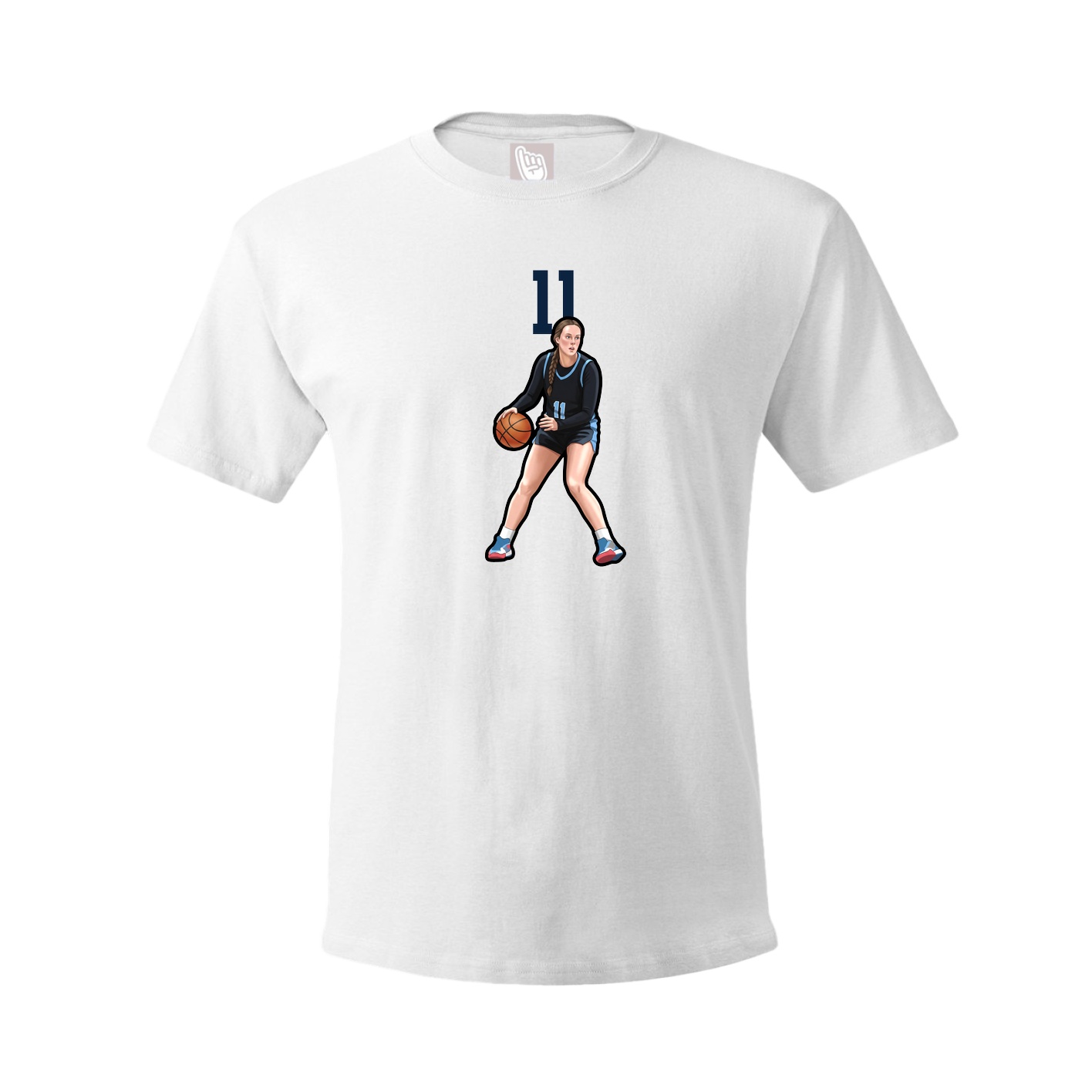 Tee — Number Top in White